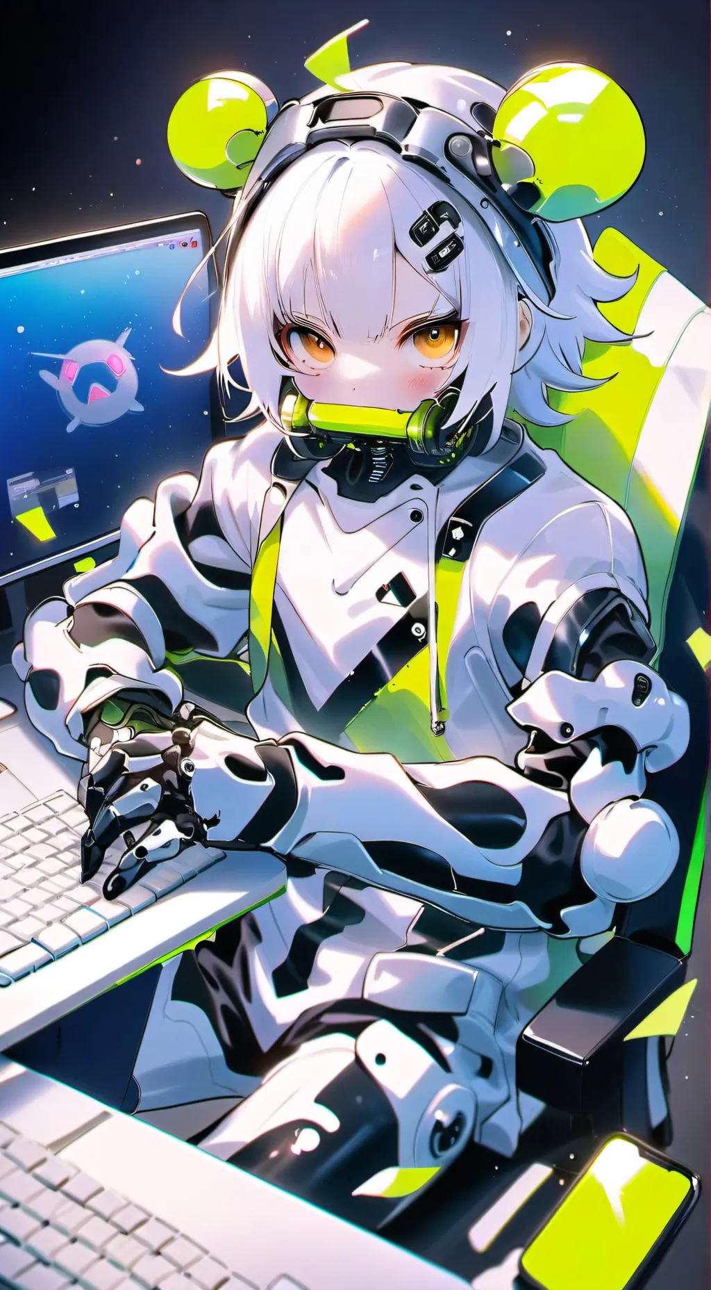 ai character: BitBit background