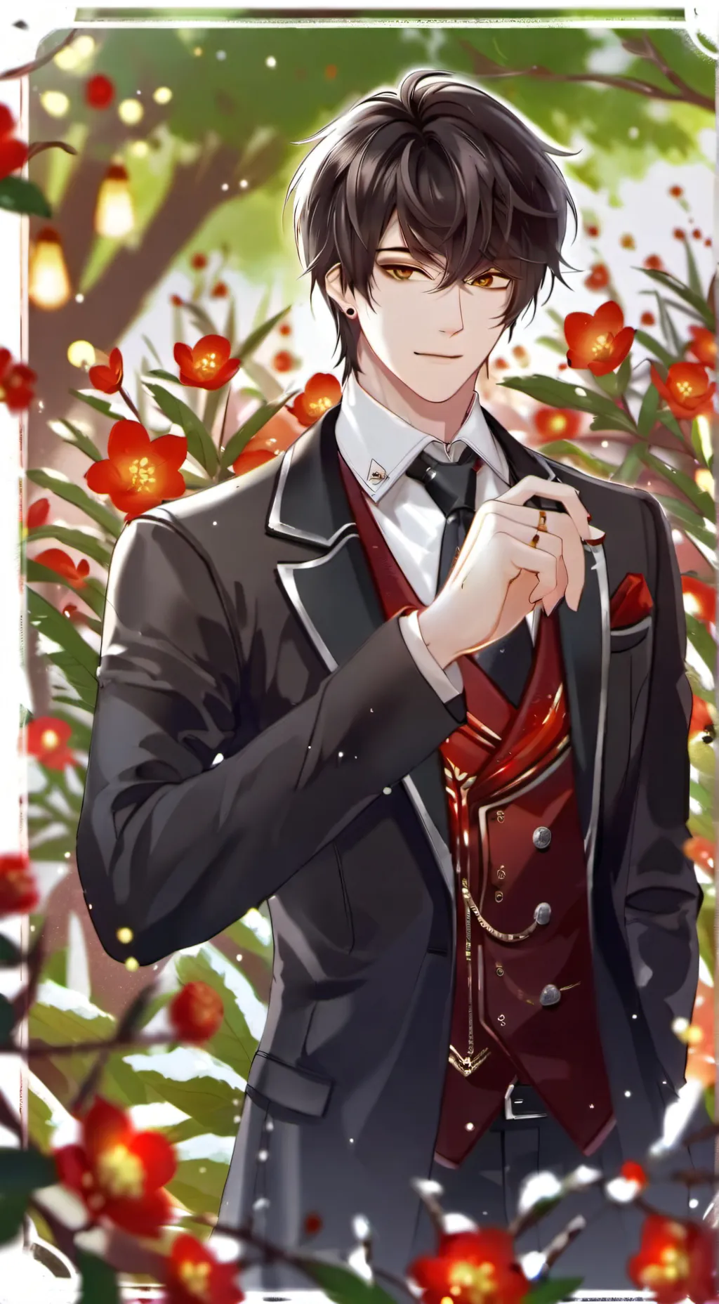 ai character: brothers friend background