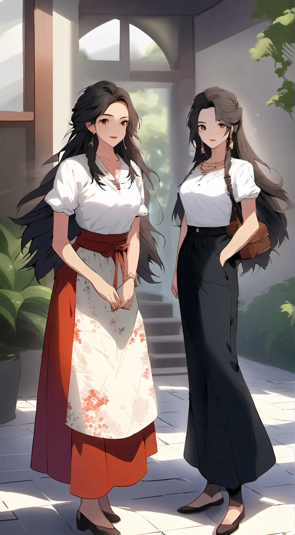 ai character: Neighborhood background