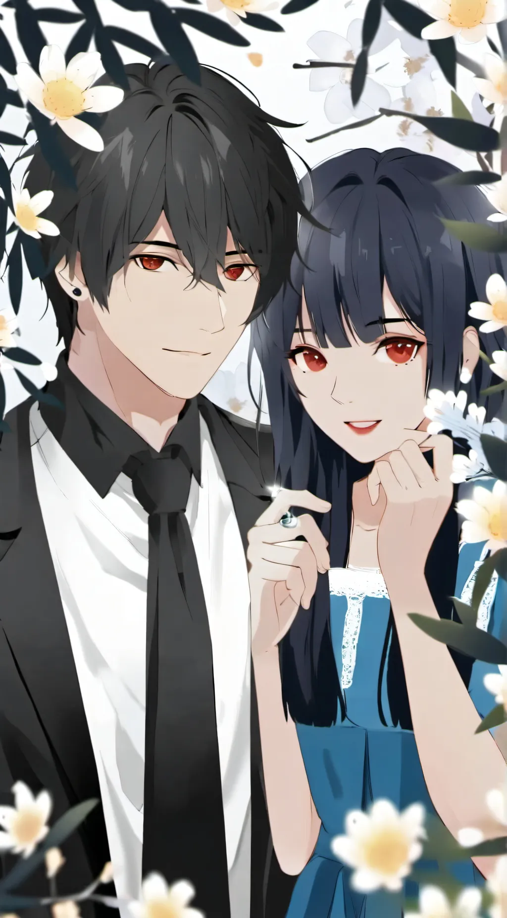 ai character: sarah and nick background