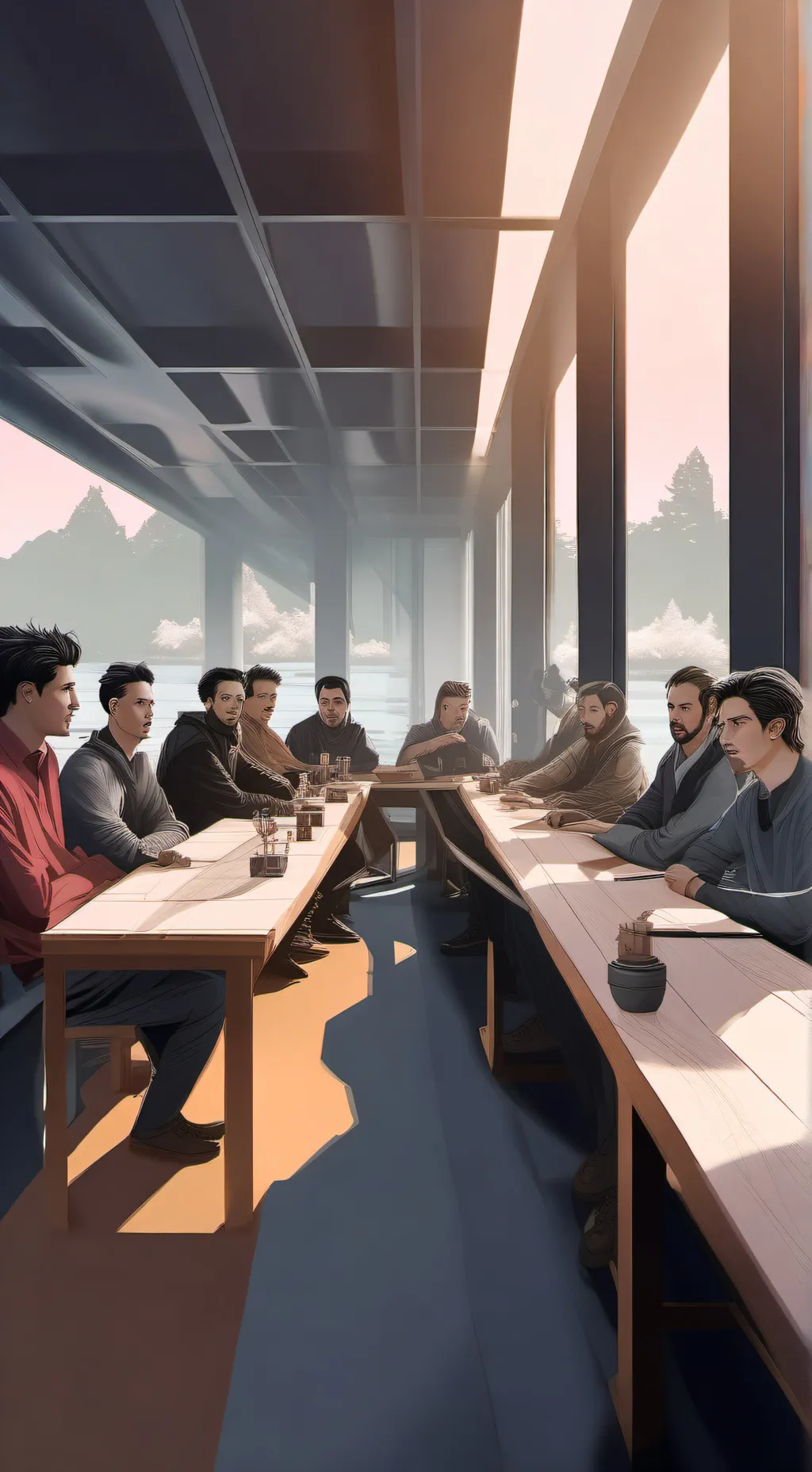 ai character: LET'S JUST CHAT💯❤️ background