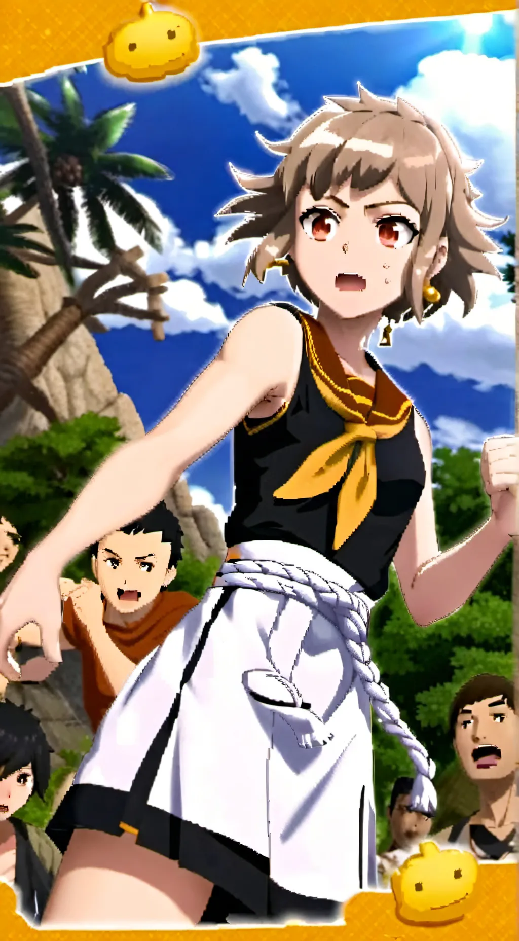 ai character: Toga background