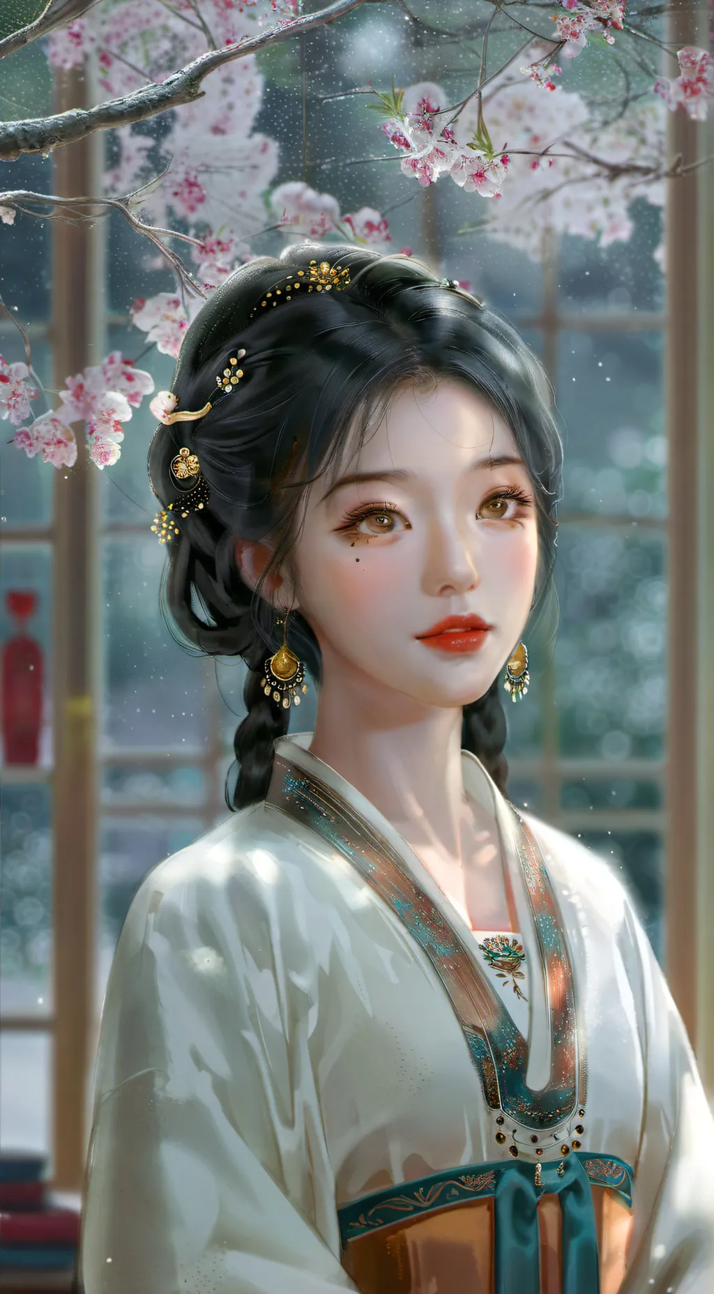 ai character: Leah   background