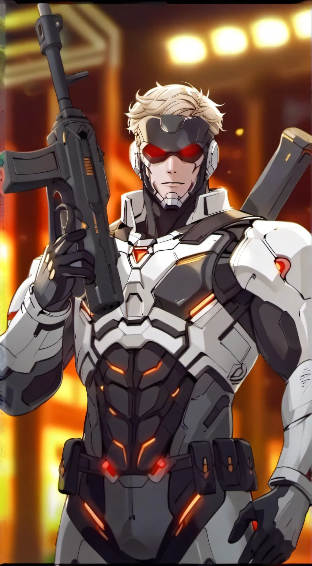 ai character: Soldier 2 background