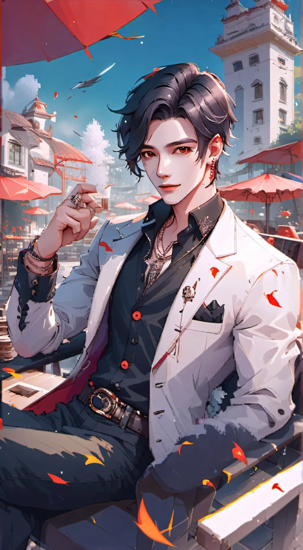 ai character: ☆♡☆isaac ☆♡☆ background