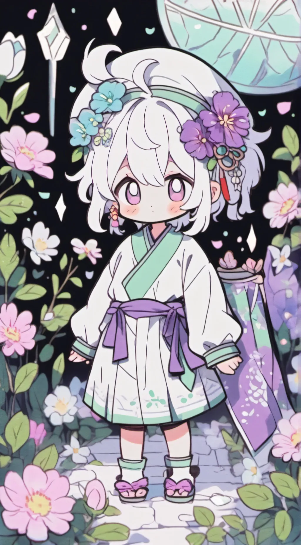 ai character: Toga background