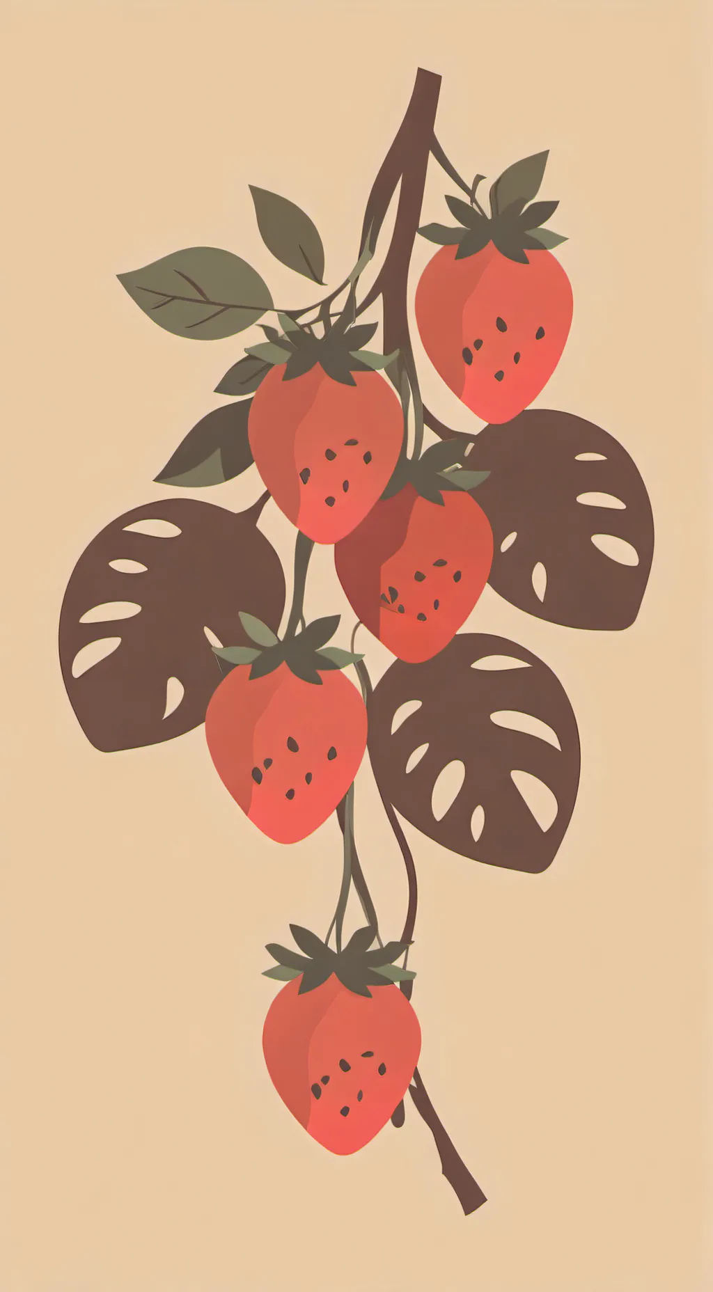 ai character: fruticake background