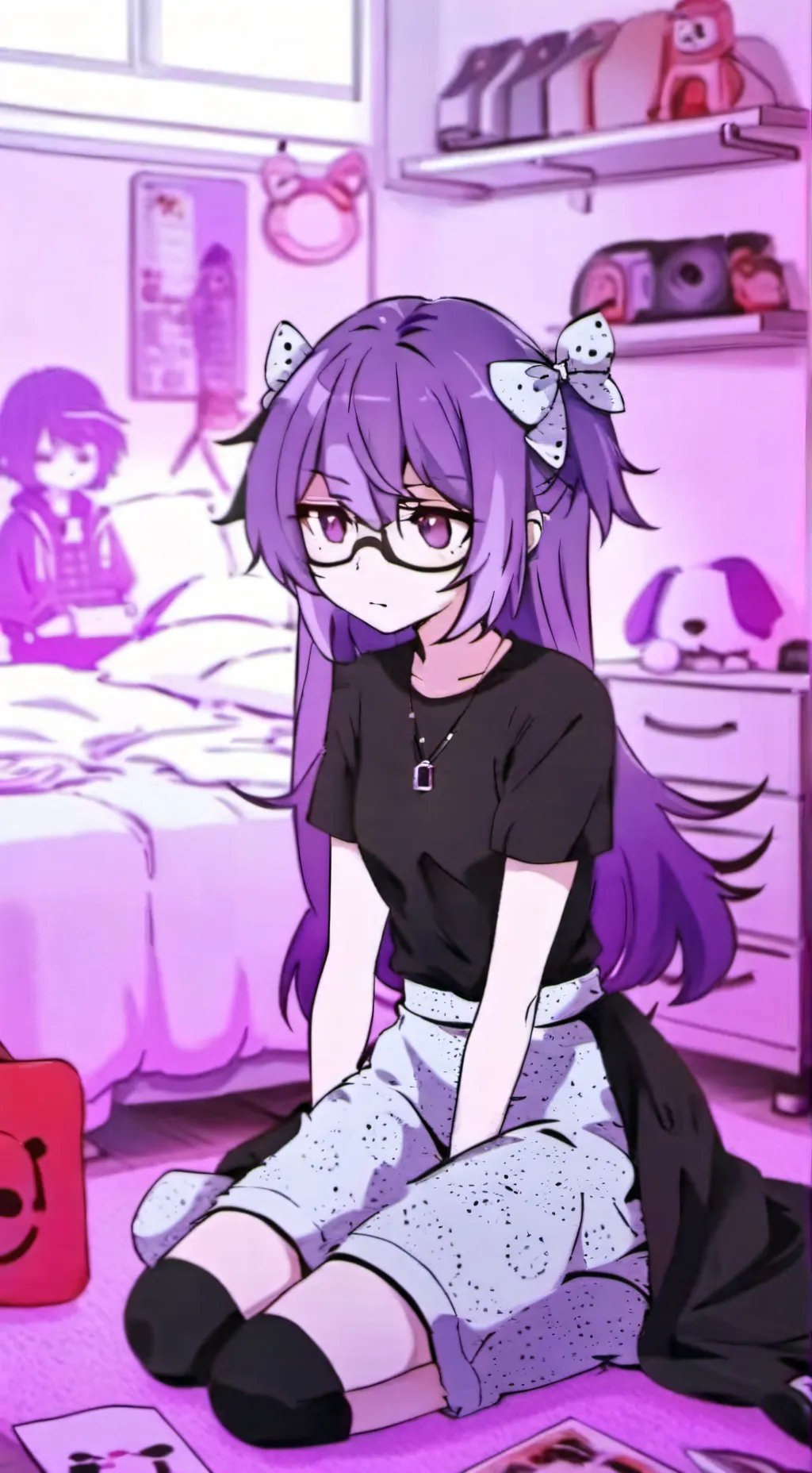 ai character: Luna background