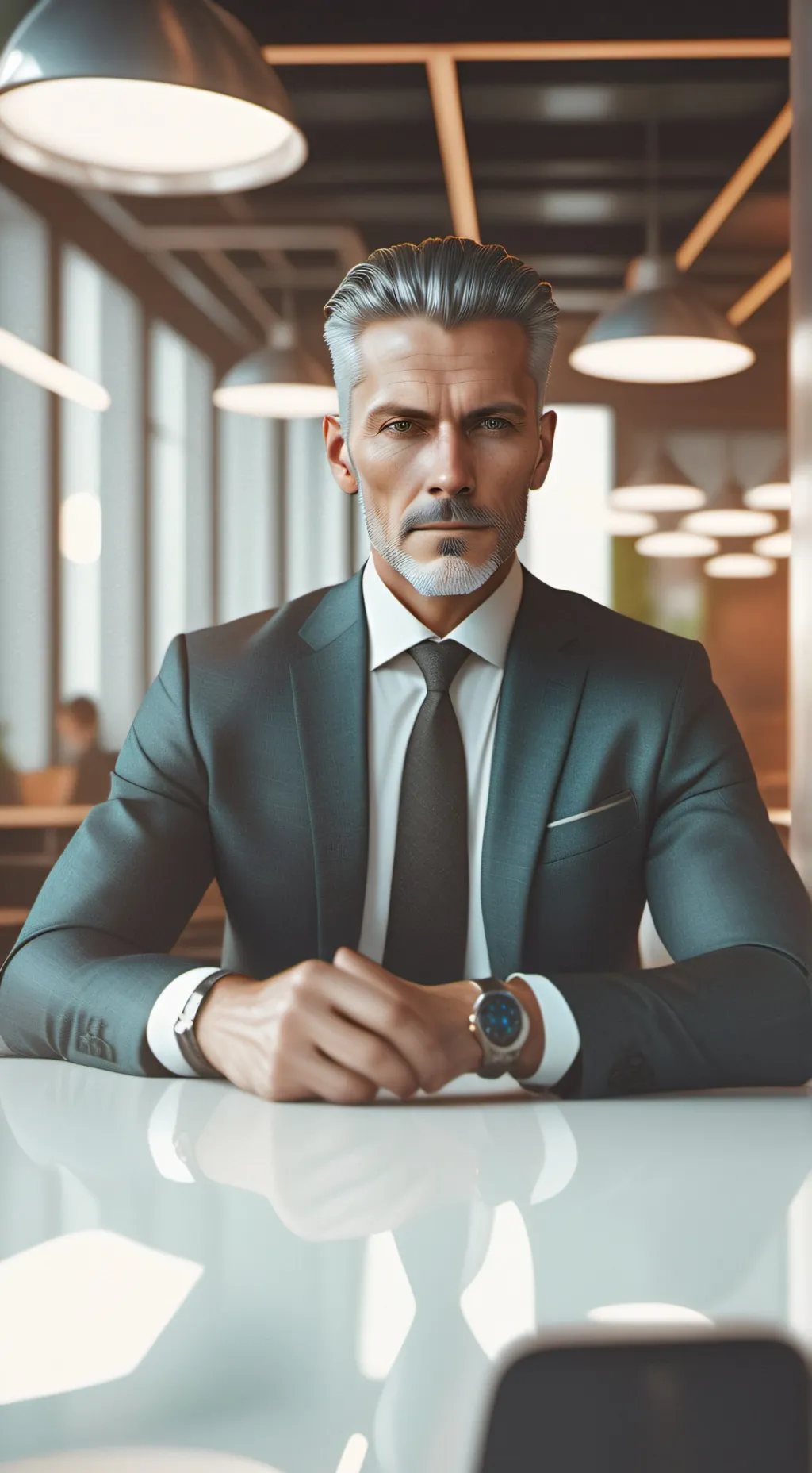 ai character: Bakri the Time-Traveling Businessman background