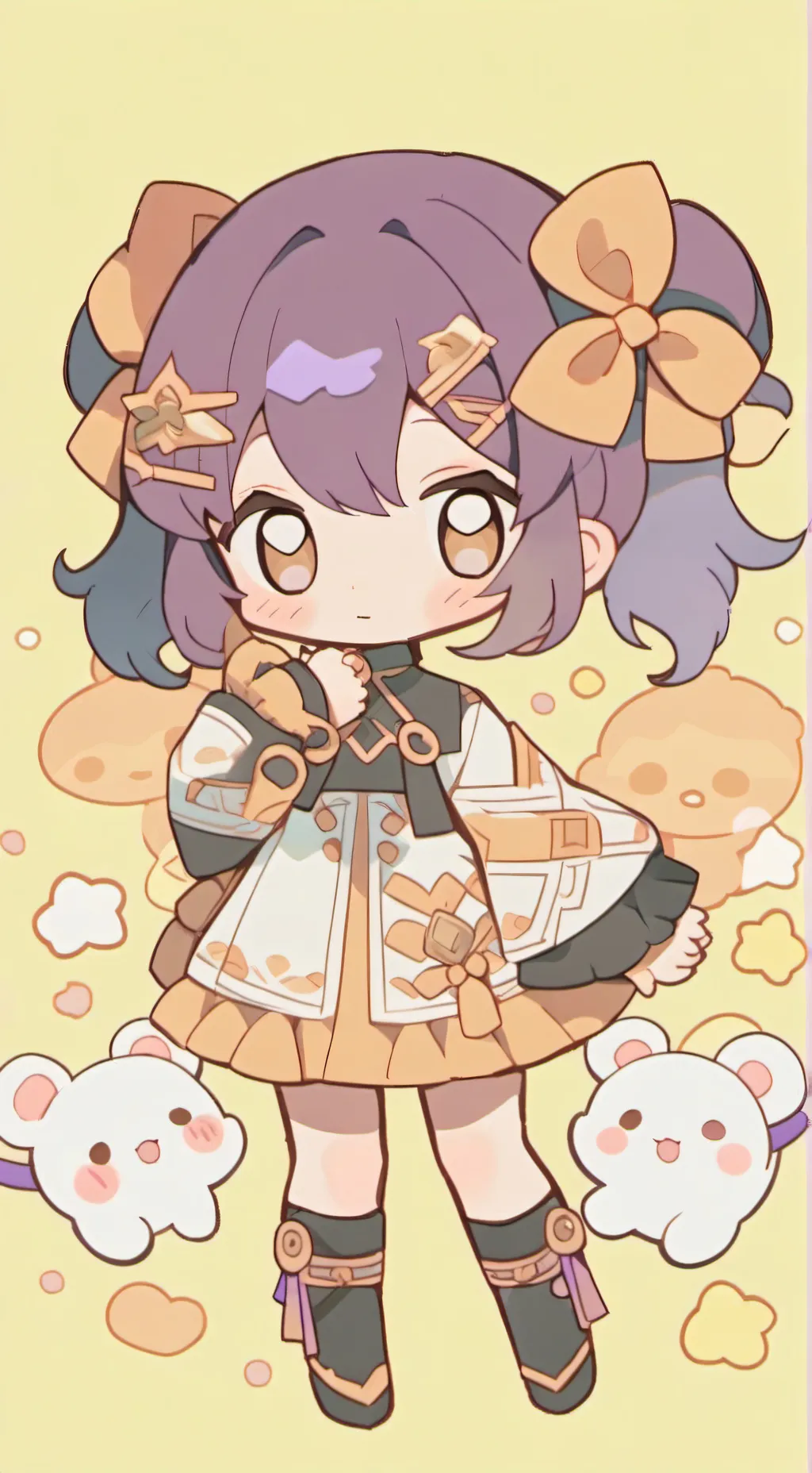 ai character: Demon slayer  background