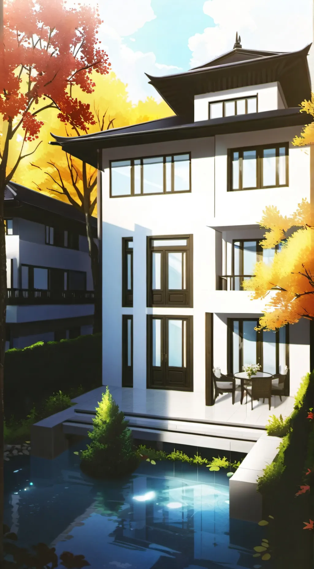 ai character: garden of banban background