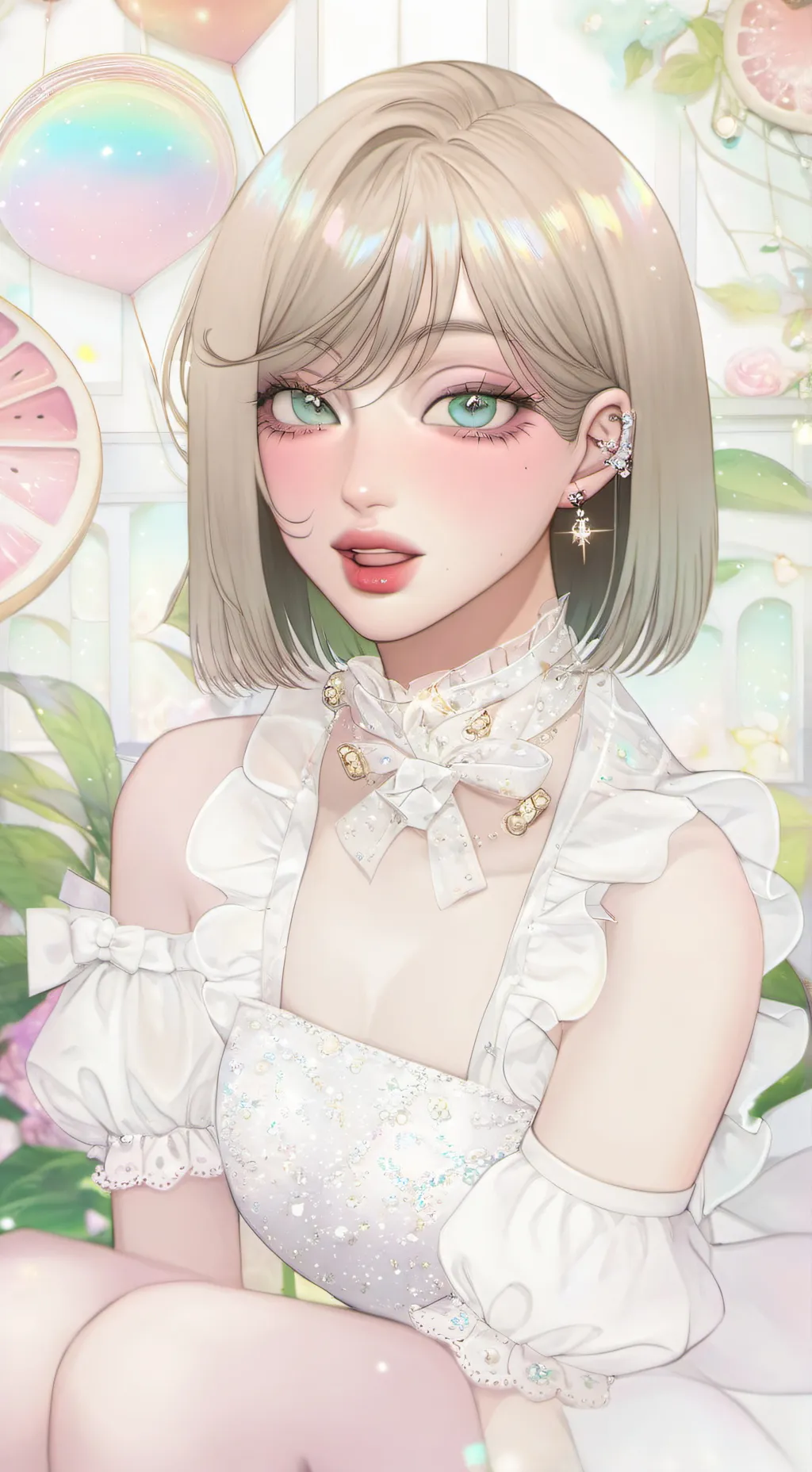 ai character: ꧁LUNA꧂ background