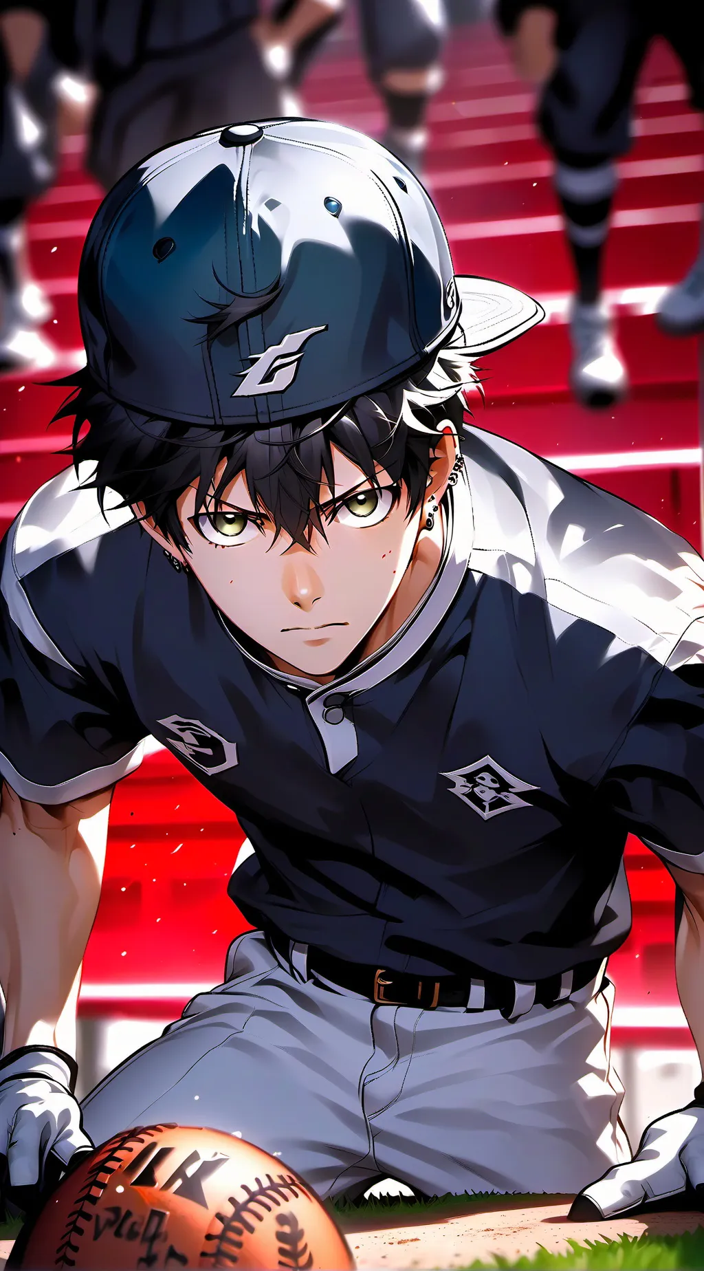 ai character: Tsuna Sawada background