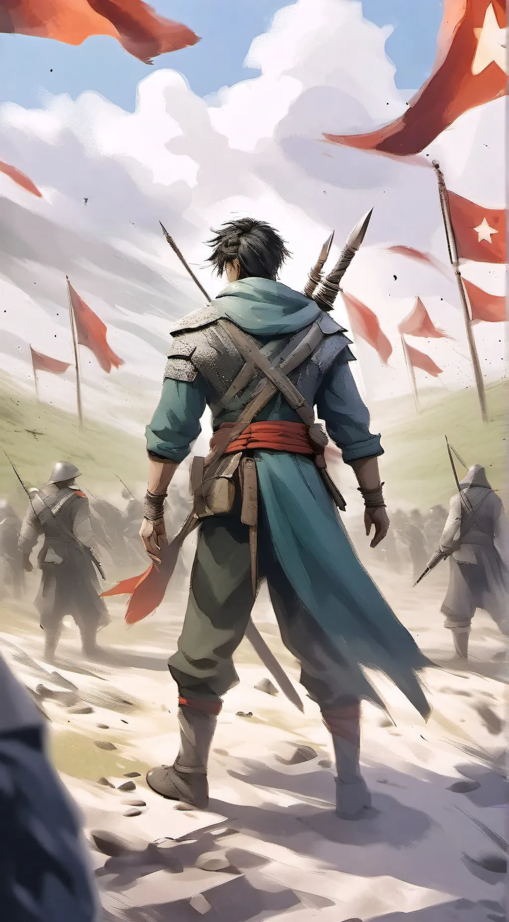 ai character: Paises guerras background