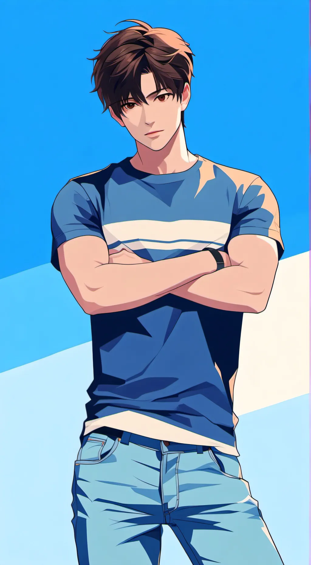 ai character: Leo background