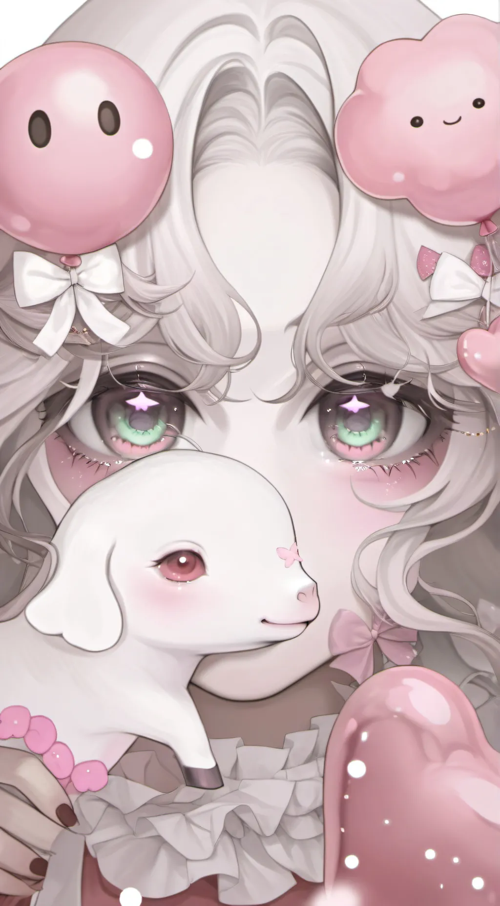 ai character: mirror- oh mirror~ background