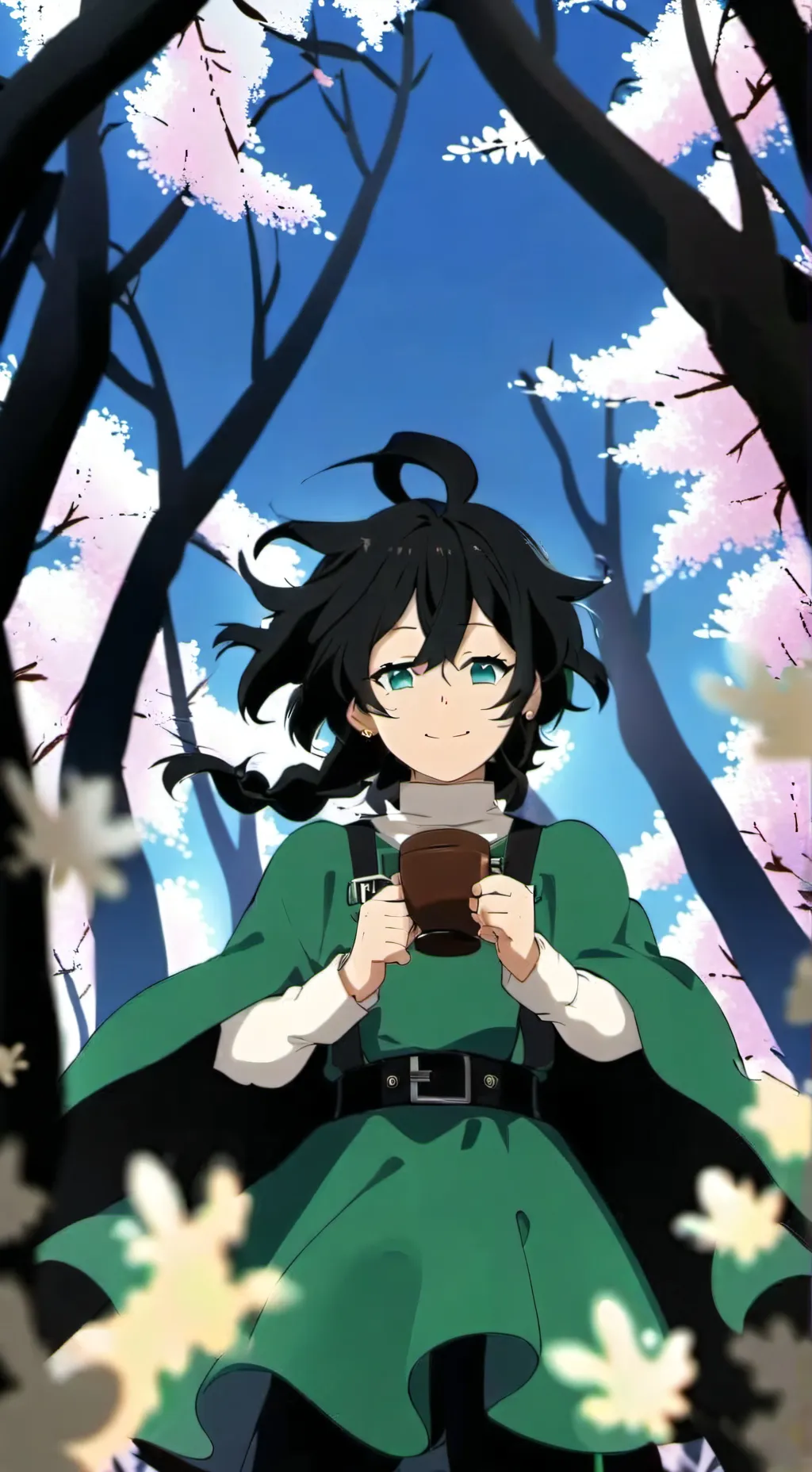 ai character: Izumi midoriya  background