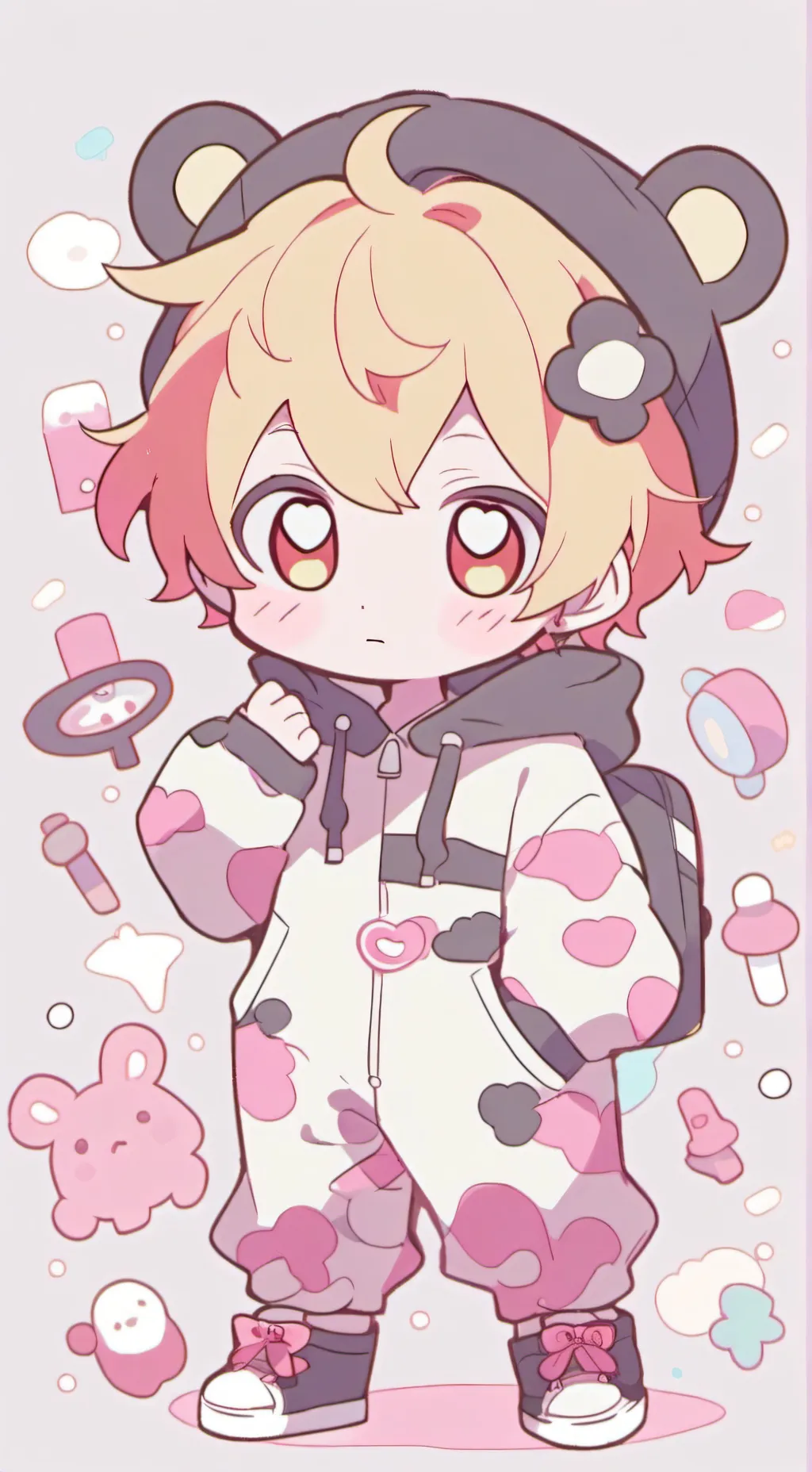 ai character: Denki's mission?! background