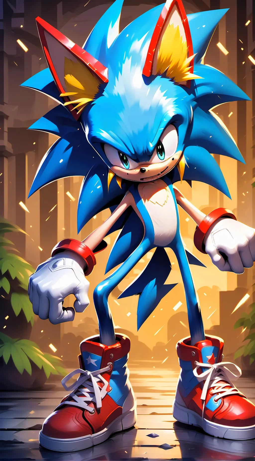 ai character: sonic background