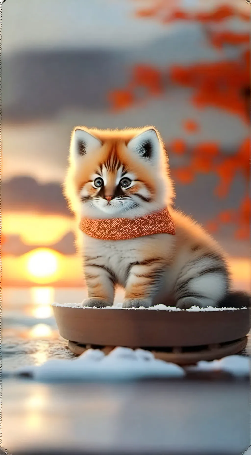 ai character: ~feather~ background