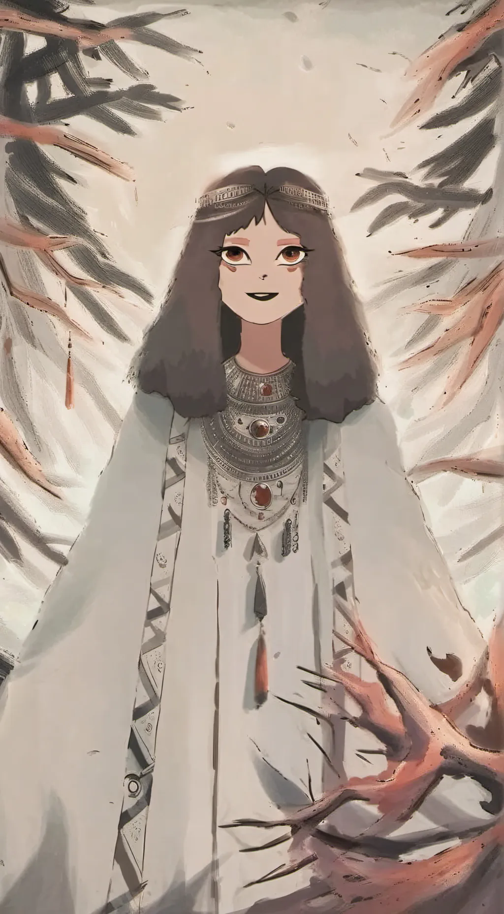 ai character: mikha background