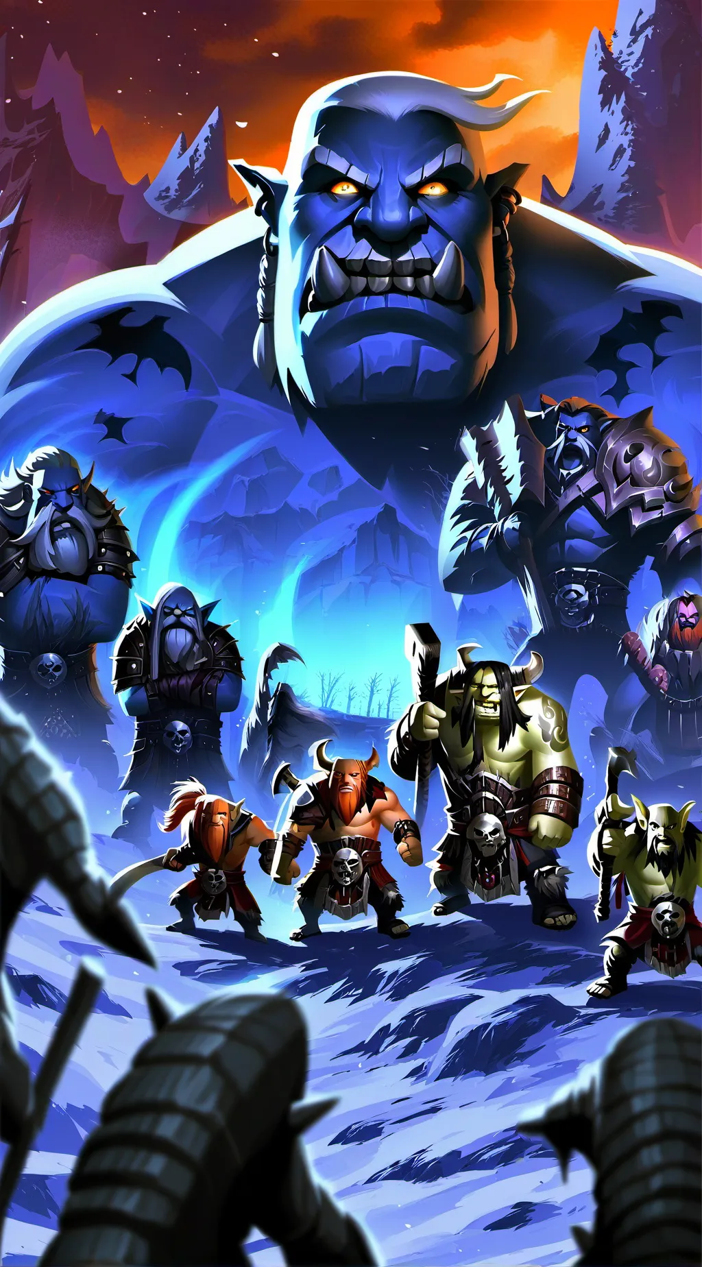 ai character: orc wod background