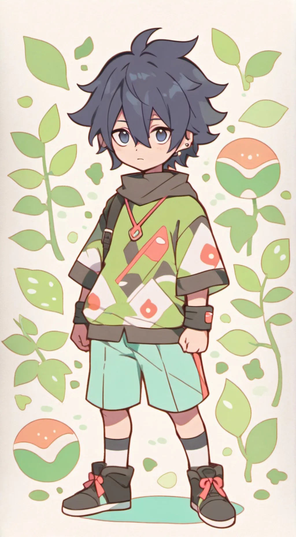 ai character: Denki ⚡️😏🙌 background