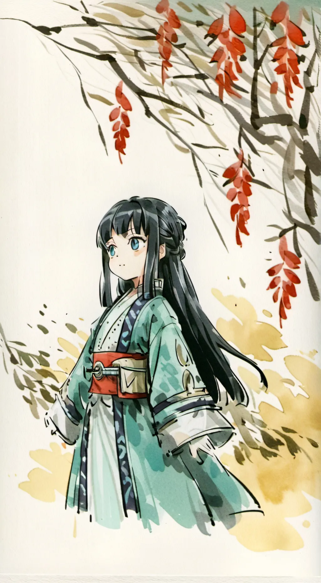 ai character: tokito💙 background