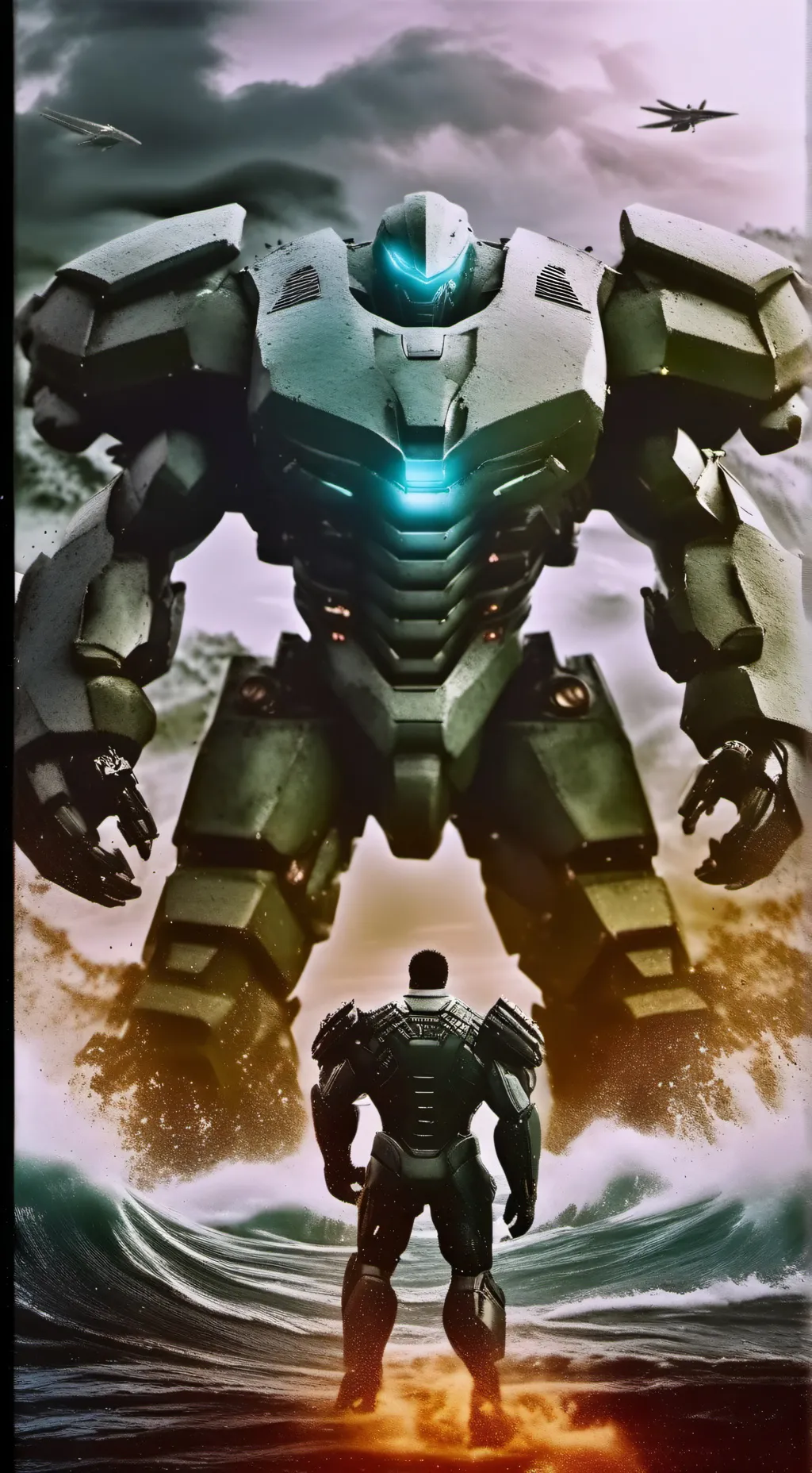 ai character: pacific rim background