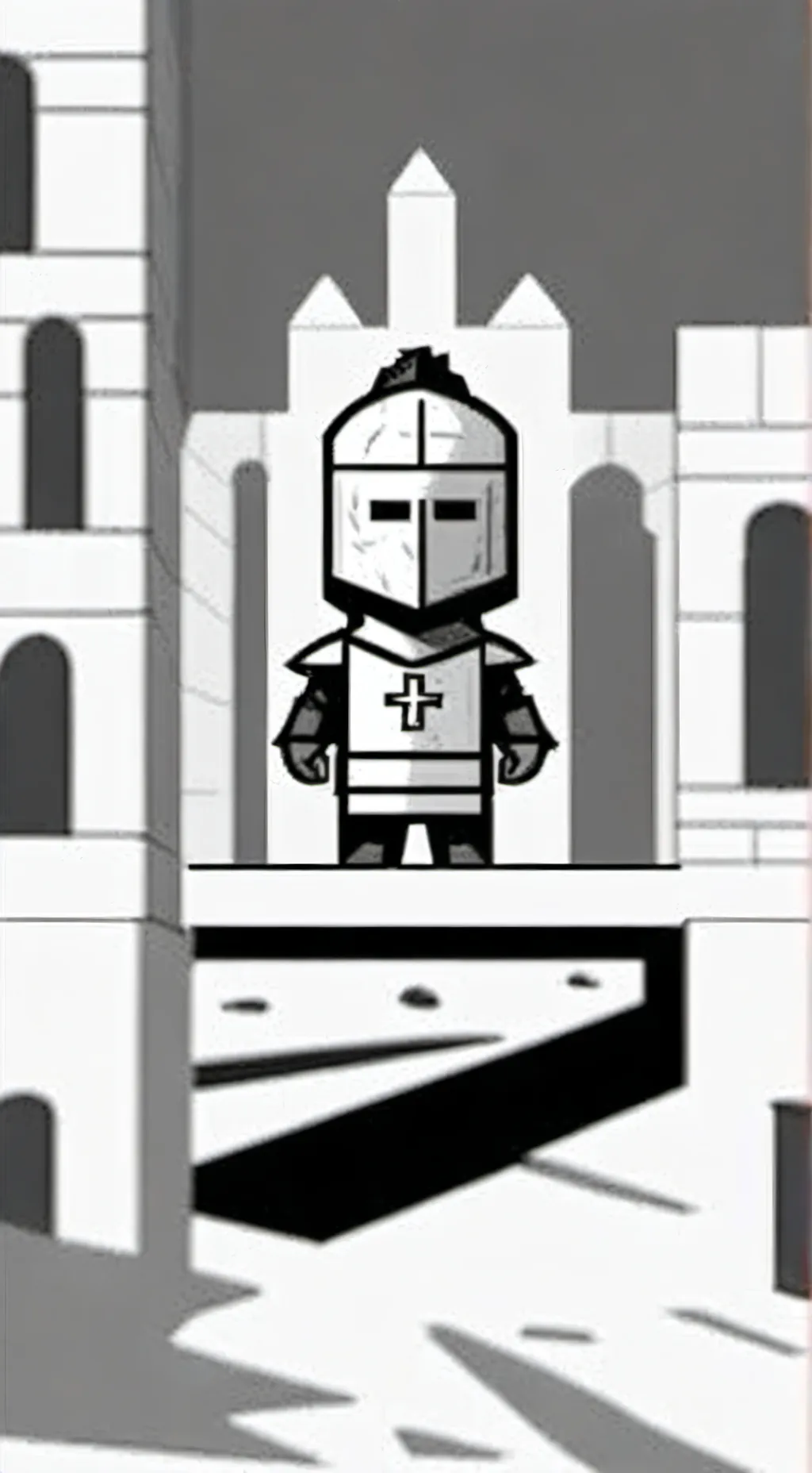 ai character: GRAY KNIGHT background