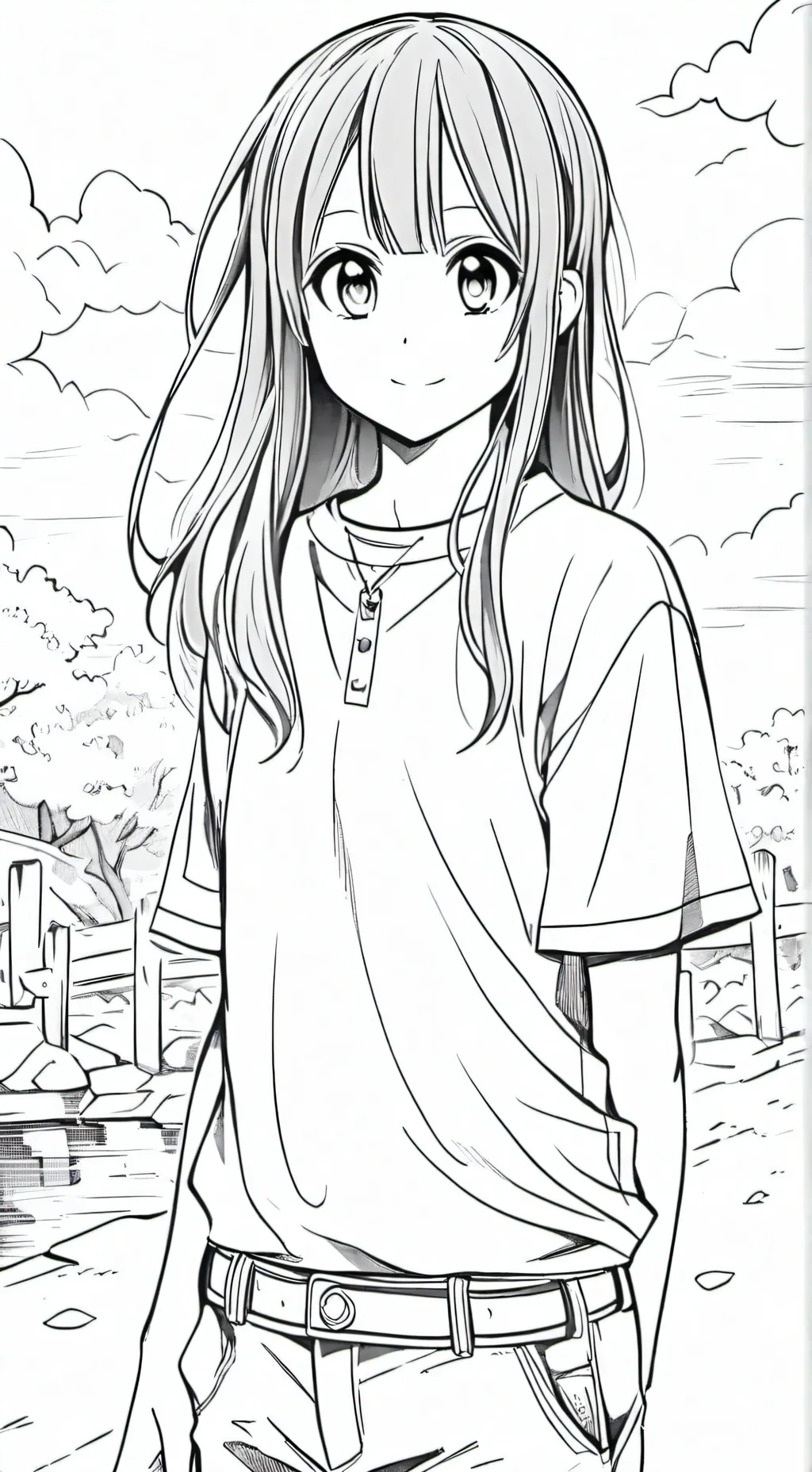 ai character: Аня background