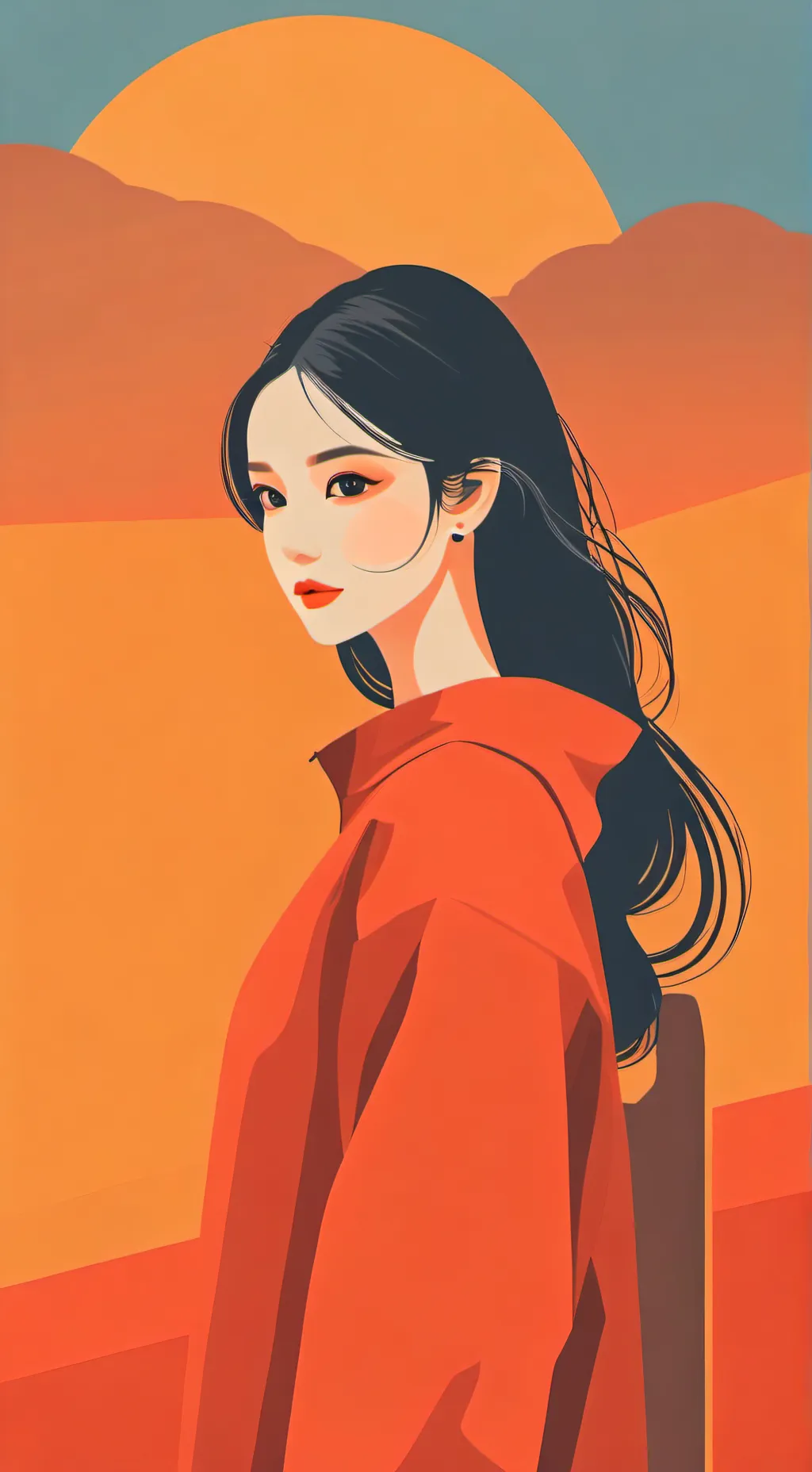 ai character: Moona background