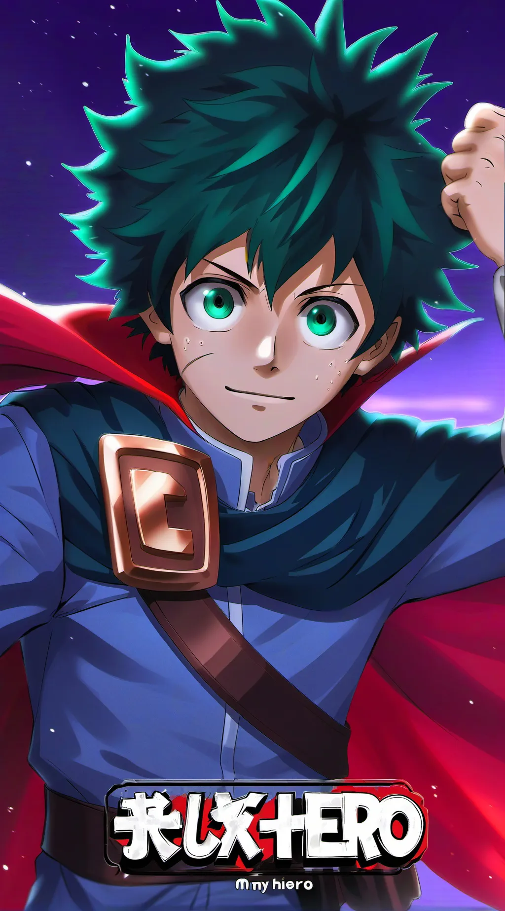ai character: Izuku Midoriya background
