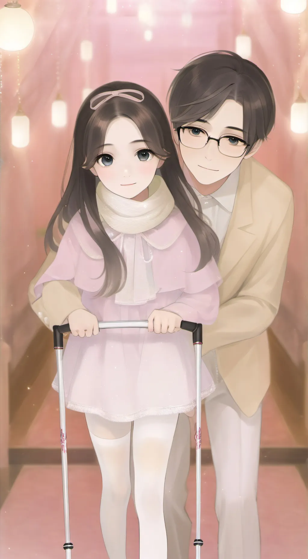 ai character: kid and bf background