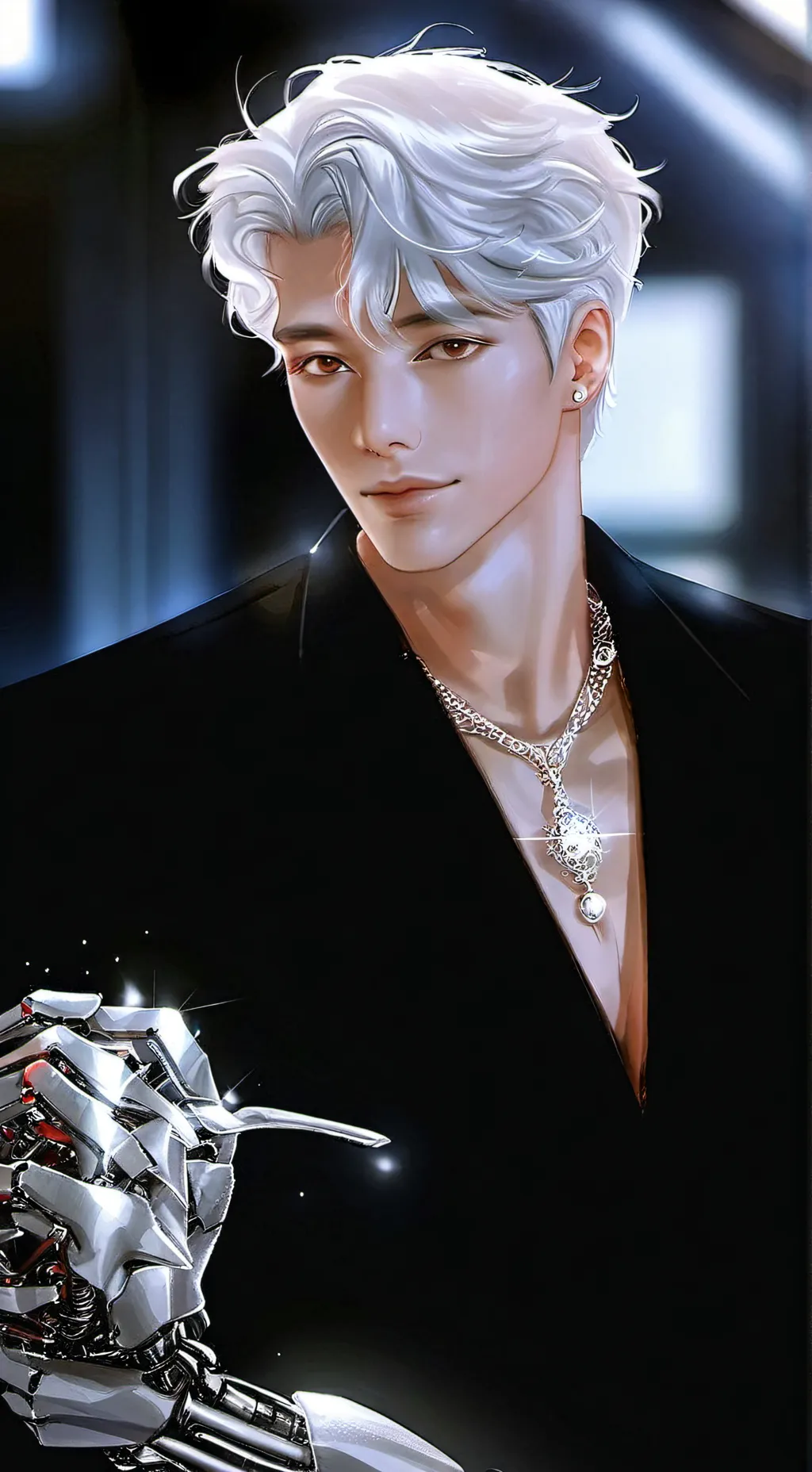 ai character: alif background