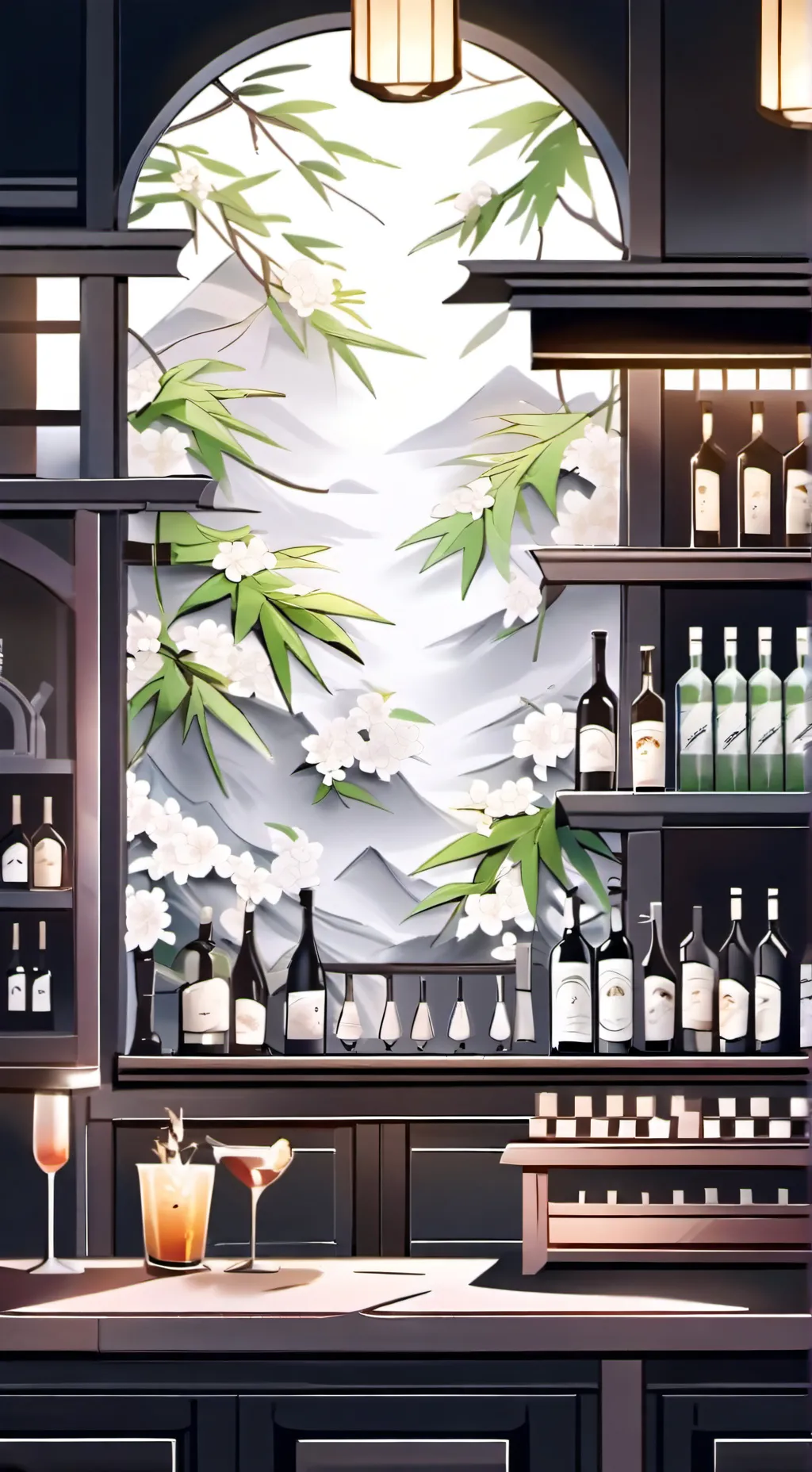 ai character: tf2 at the bar background