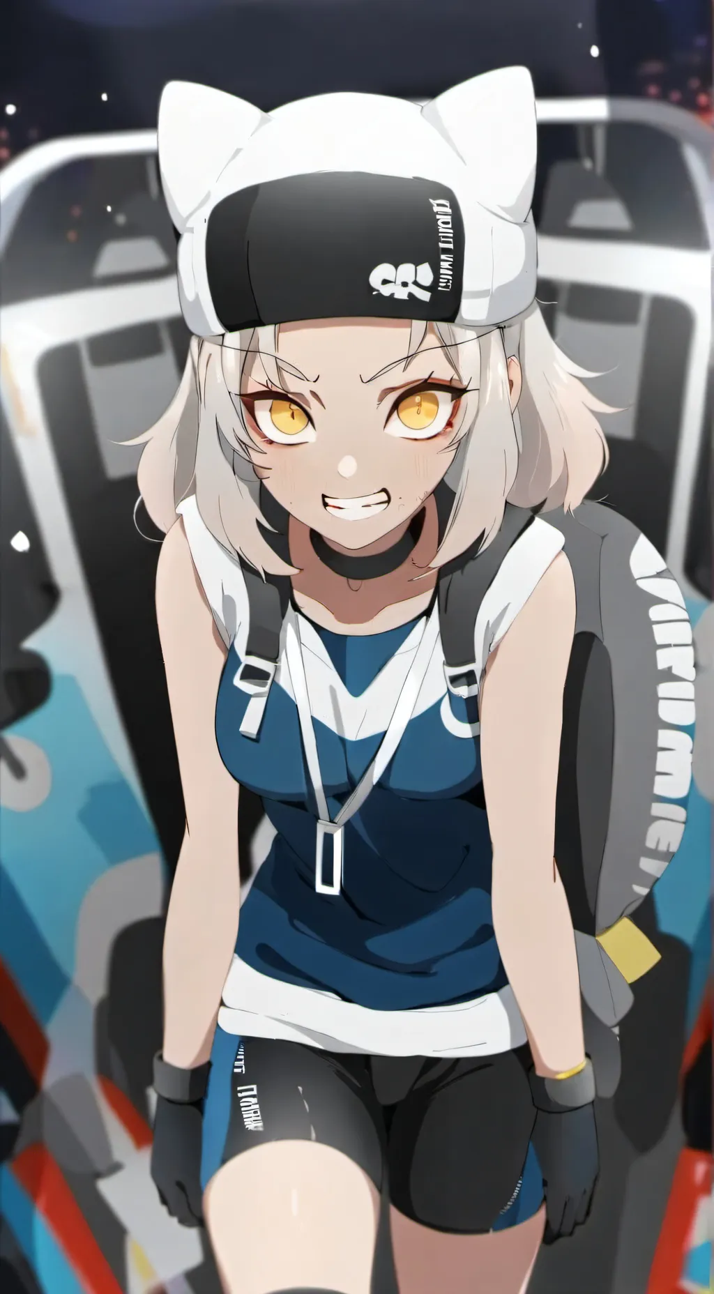 ai character: sus school  background