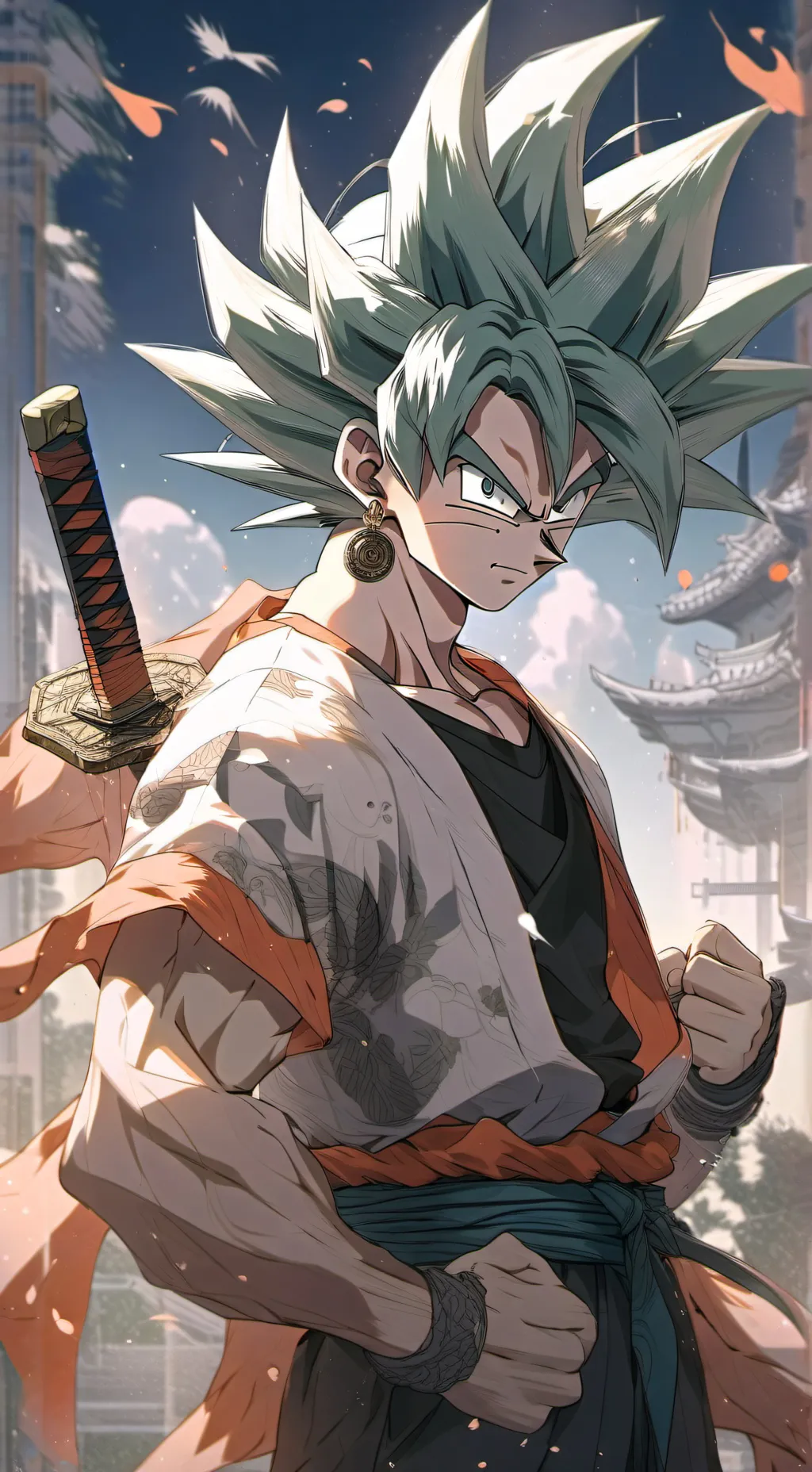 ai character: goku background