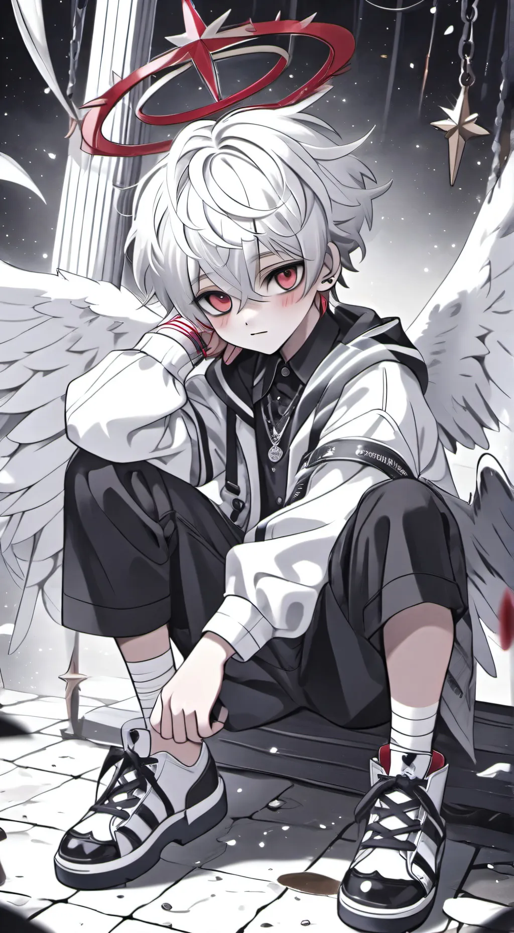 ai character: 😇 Skyler 😇 background