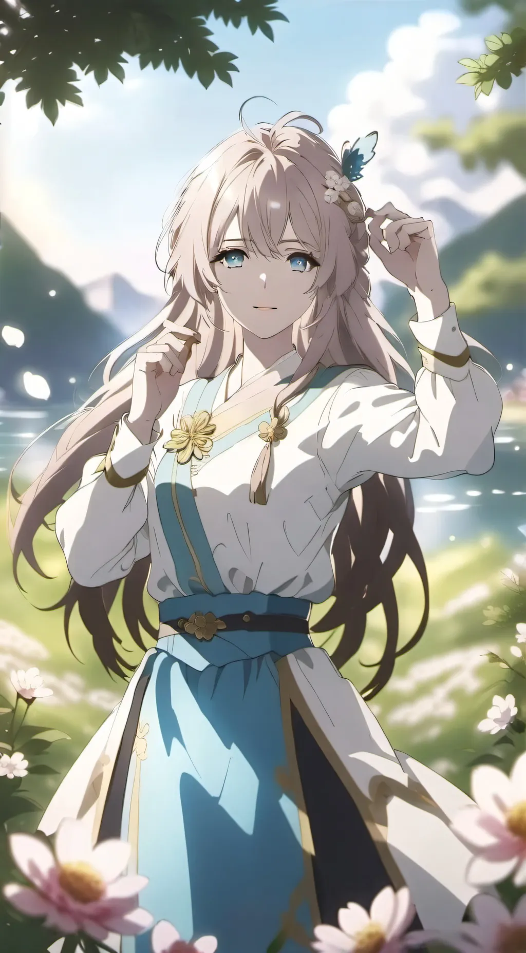 ai character: ammy♥️💖💝 background