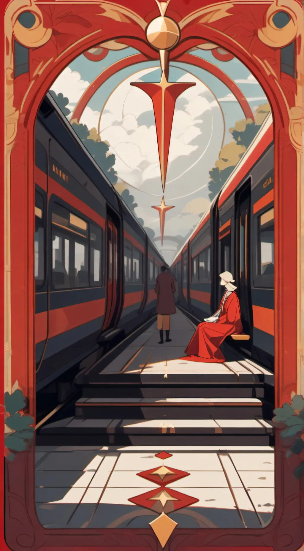 ai character: My school! background