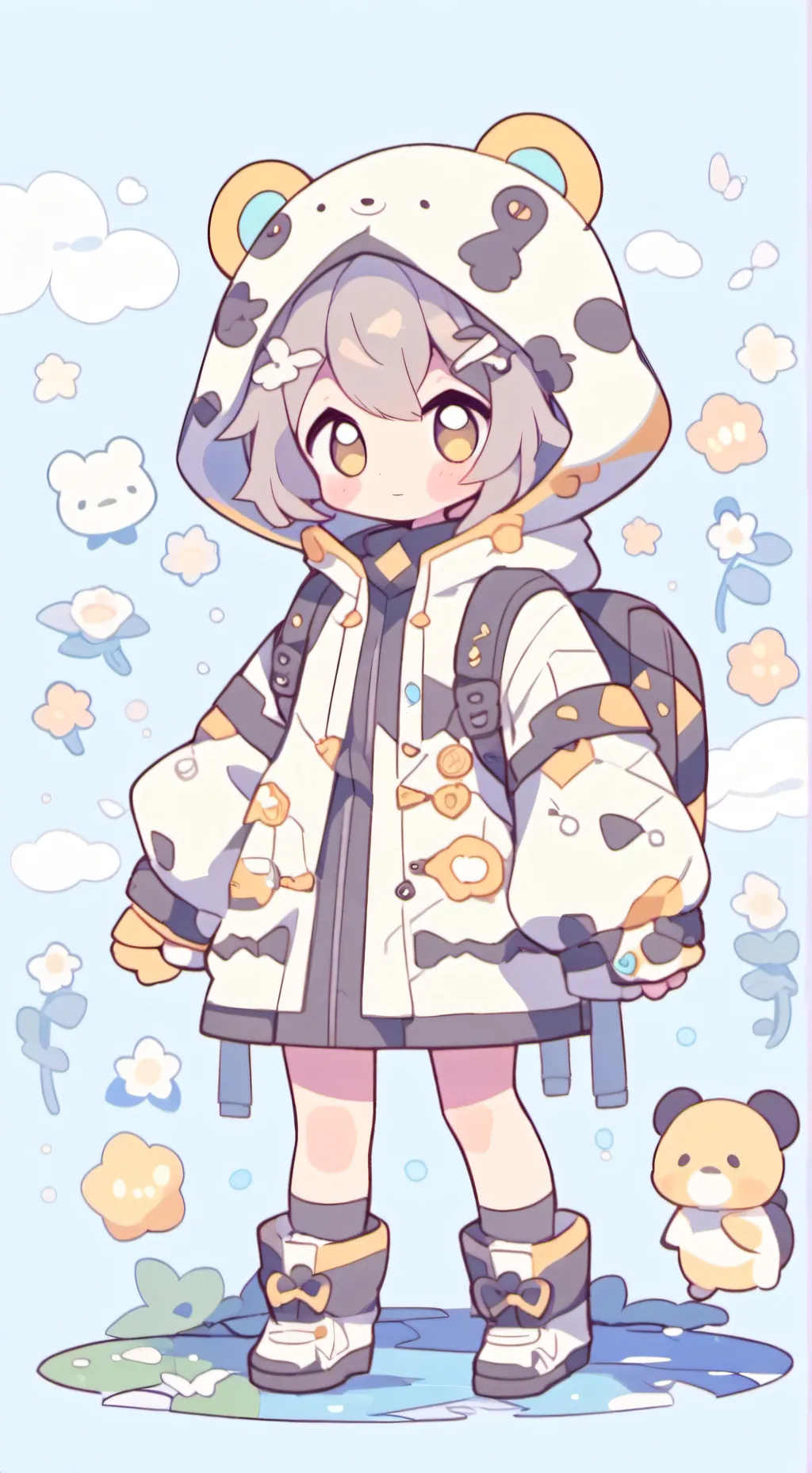 ai character: bakugo hormona background