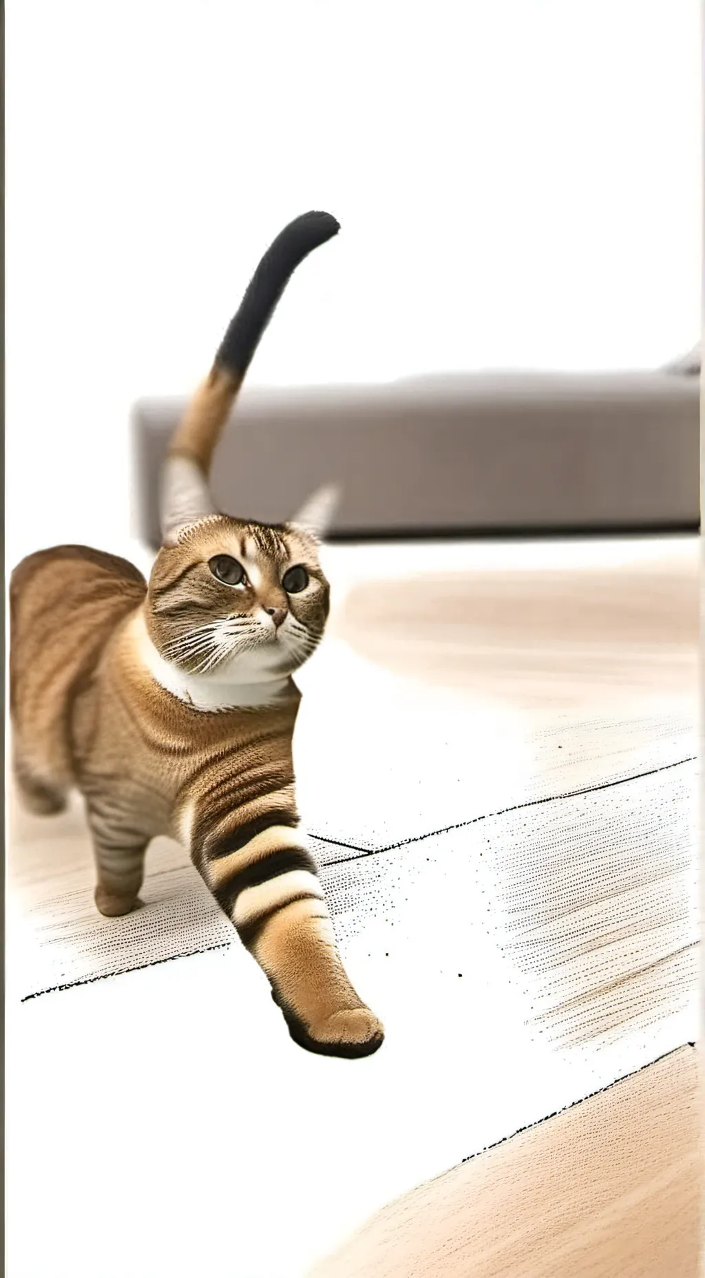 ai character: gato background