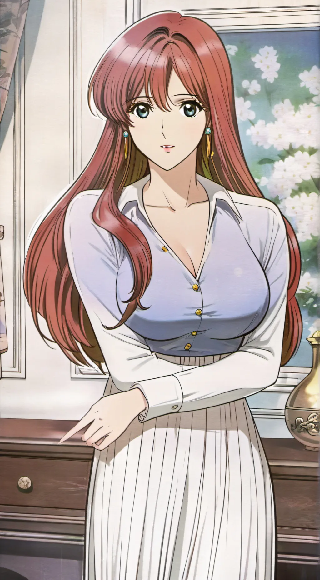 ai character: Caelia Dumont  background