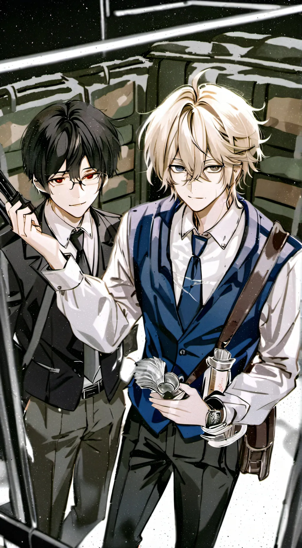 ai character: бункер background