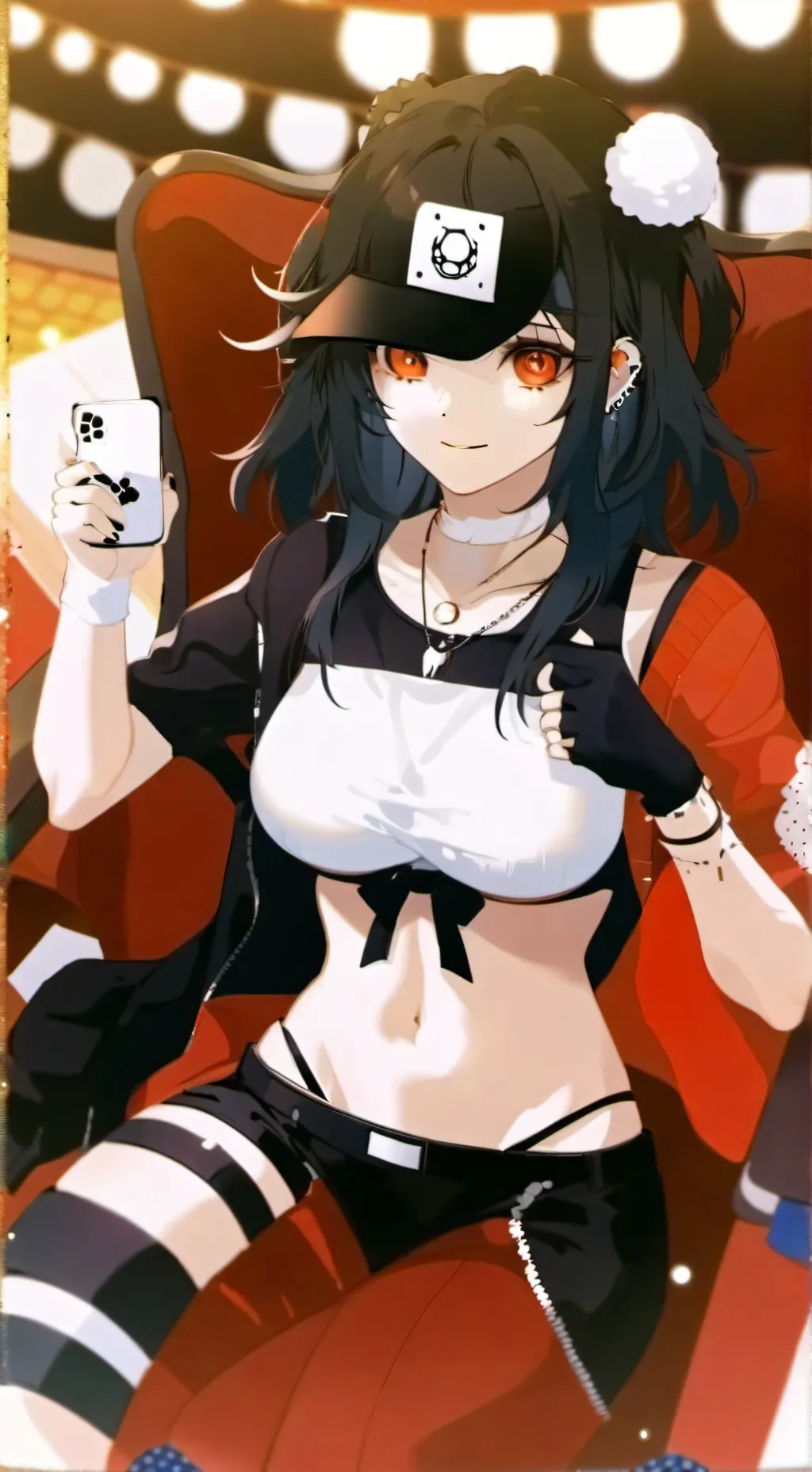 ai character: Mha Gaming background