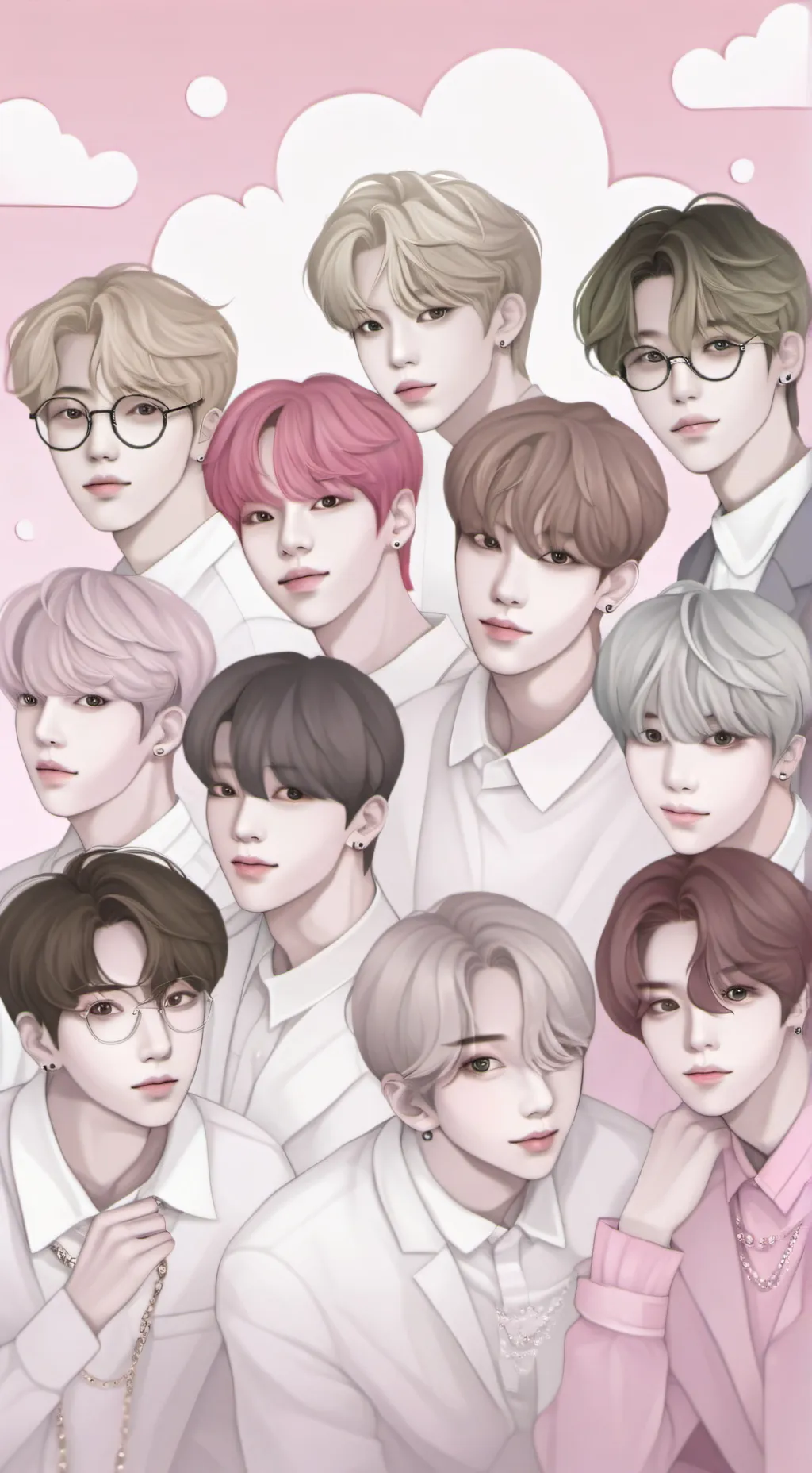 ai character: Skz trip background