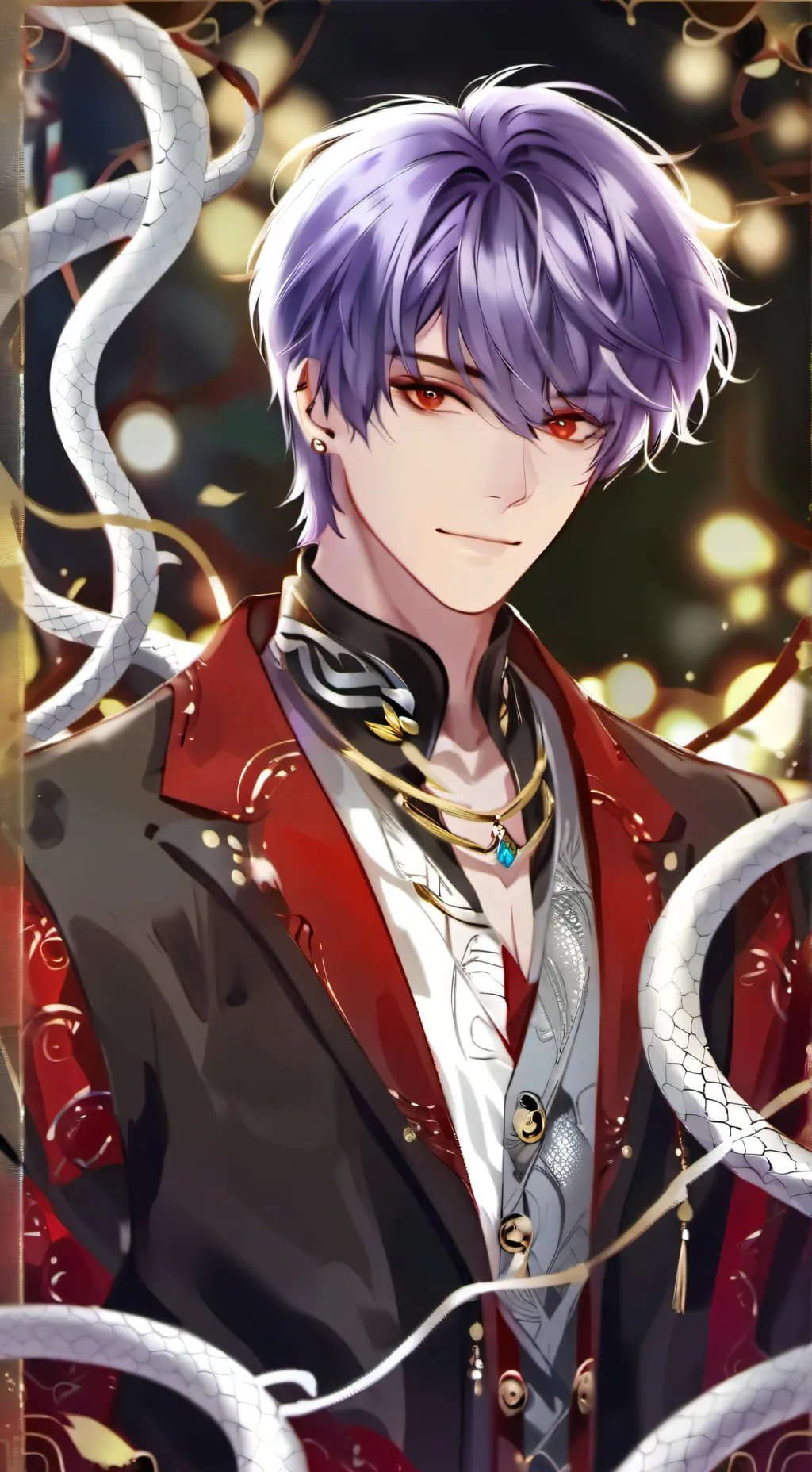 ai character: Satoshi  background