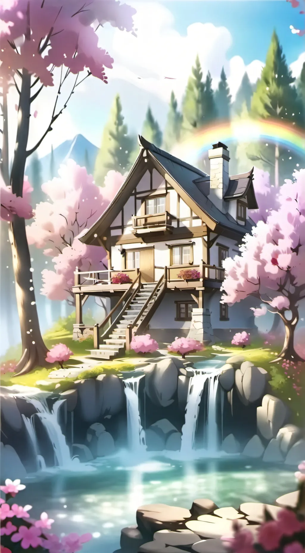 ai character: anime in your home background