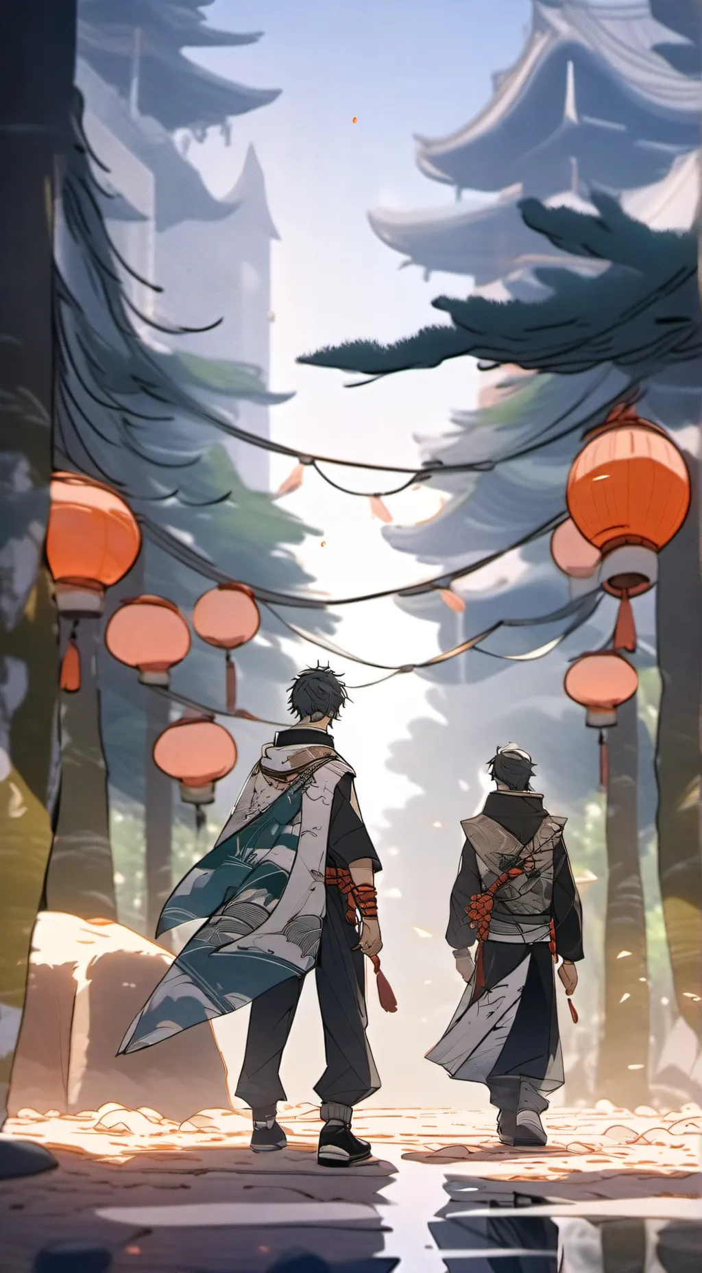 ai character: Lamp background